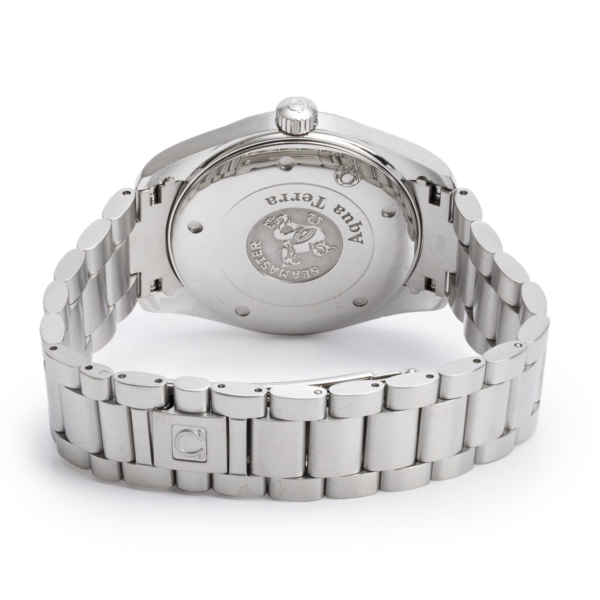 Omega Stainless Steel Seamaster Aqua Terra 150M 39 MM Quartz Watch w/ Box & Papers