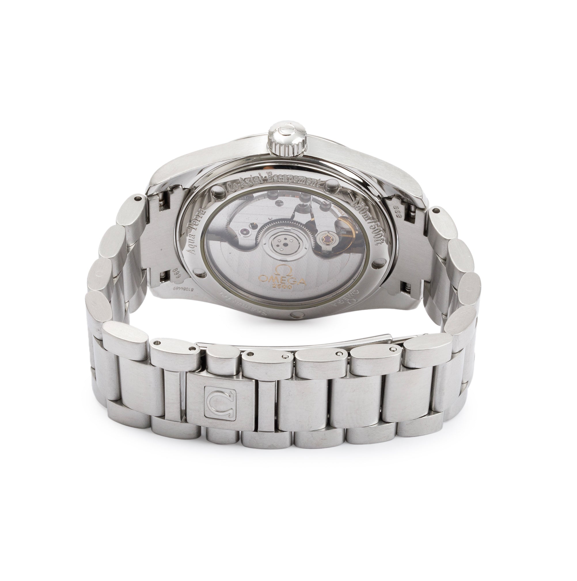 Omega Stainless Steel Seamaster Aqua Terra Co-Axial Chronometer 150M 36 MM Automatic Watch