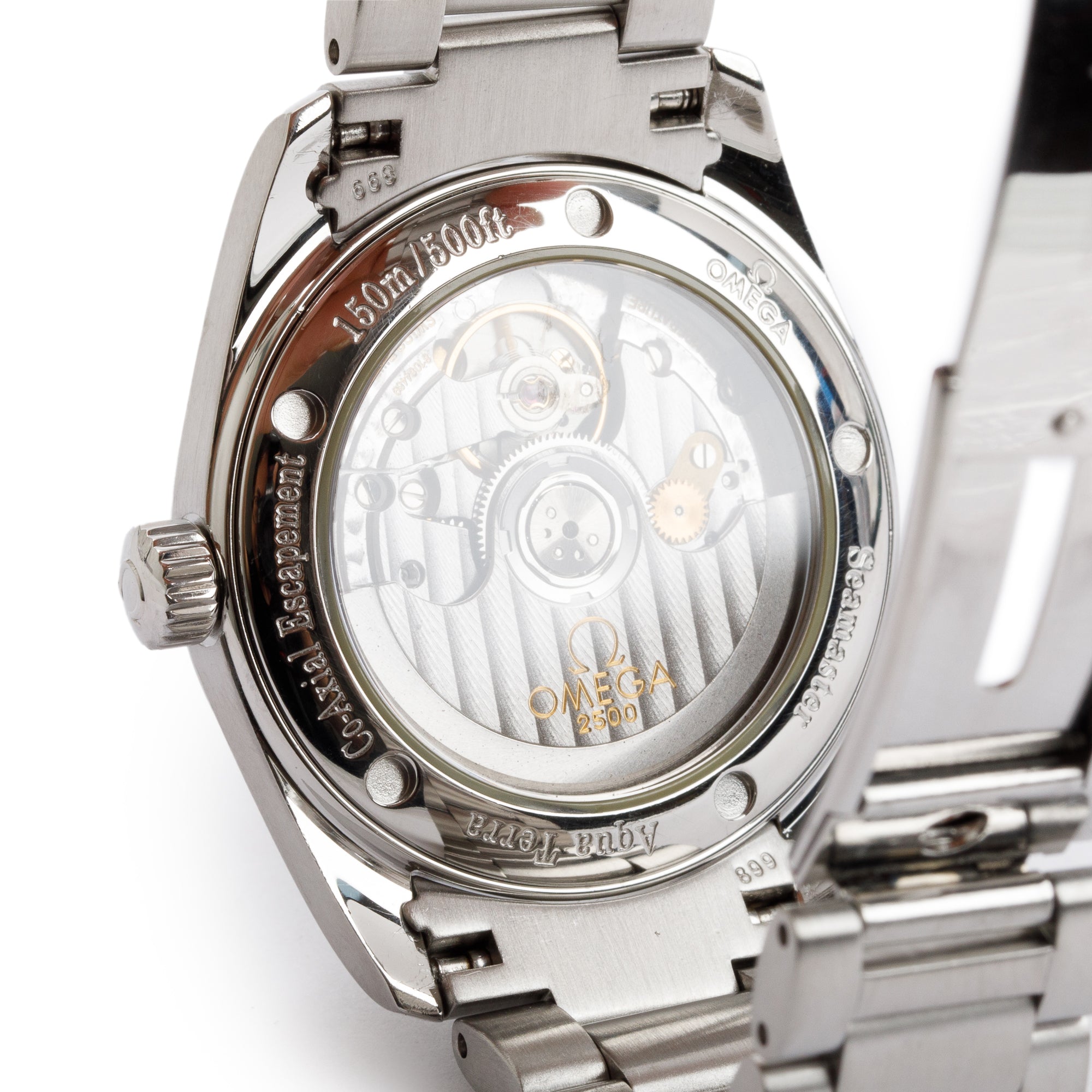 Omega Stainless Steel Seamaster Aqua Terra Co-Axial Chronometer 150M 36 MM Automatic Watch