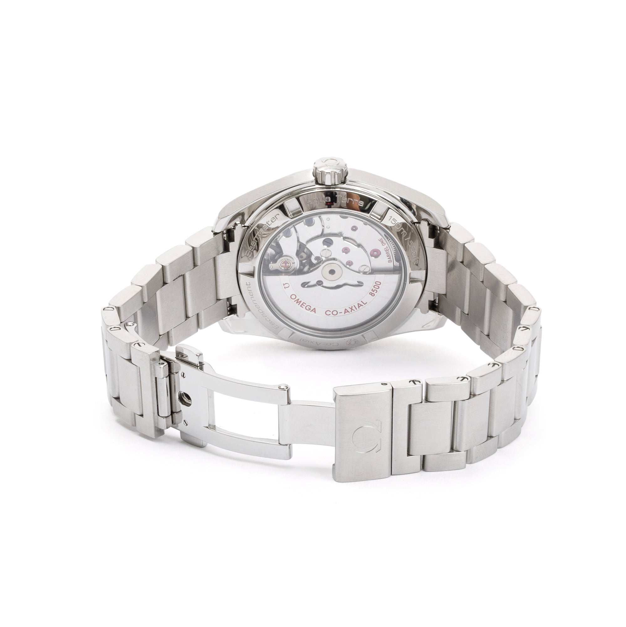 Omega Stainless Steel Seamaster Aqua Terra Co-Axial Chronometer 150M 38.5 MM Automatic Watch w/ Box & Papers