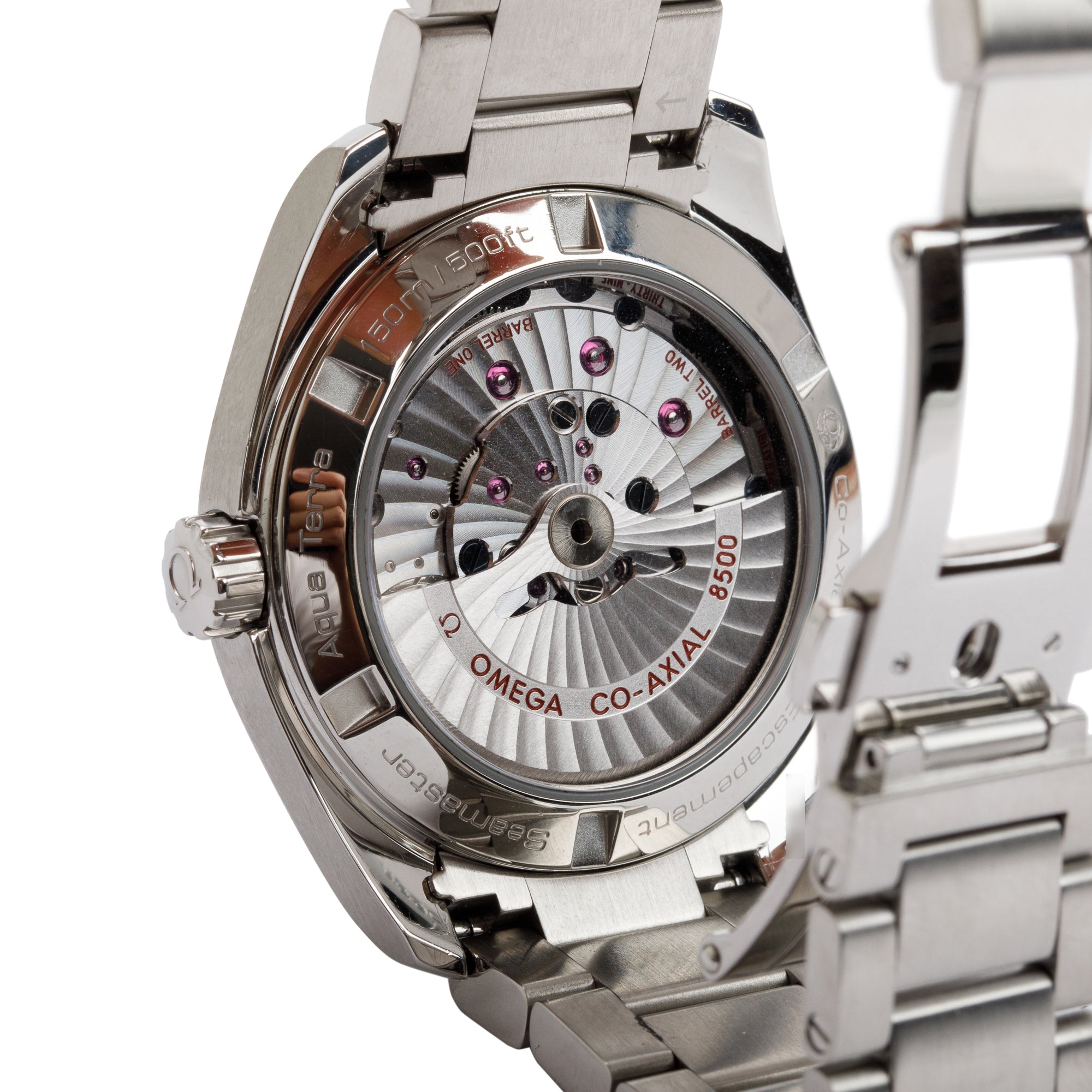 Omega Stainless Steel Seamaster Aqua Terra Co-Axial Chronometer 150M 38.5 MM Automatic Watch w/ Box & Papers