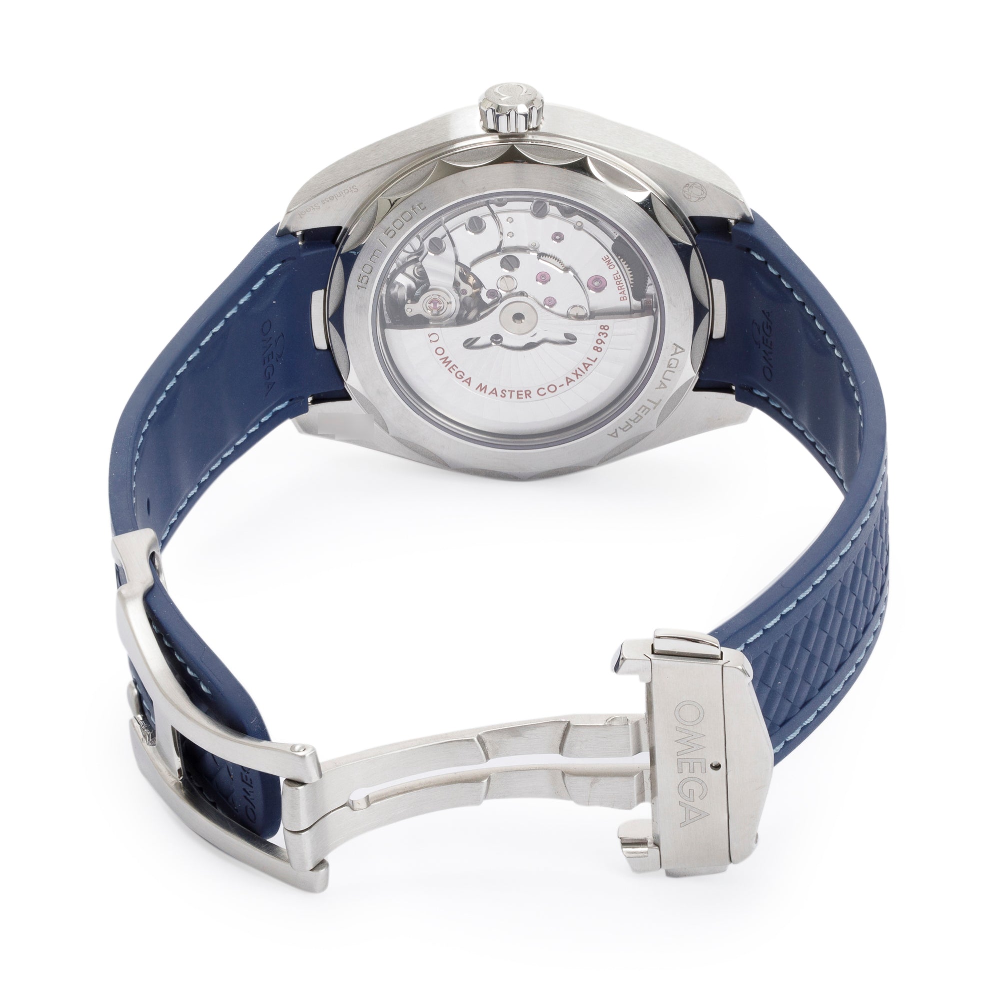 Omega Stainless Steel Seamaster Aqua Terra Co-Axial Worldtimer 43 MM Automatic Watch w/ Box & Papers