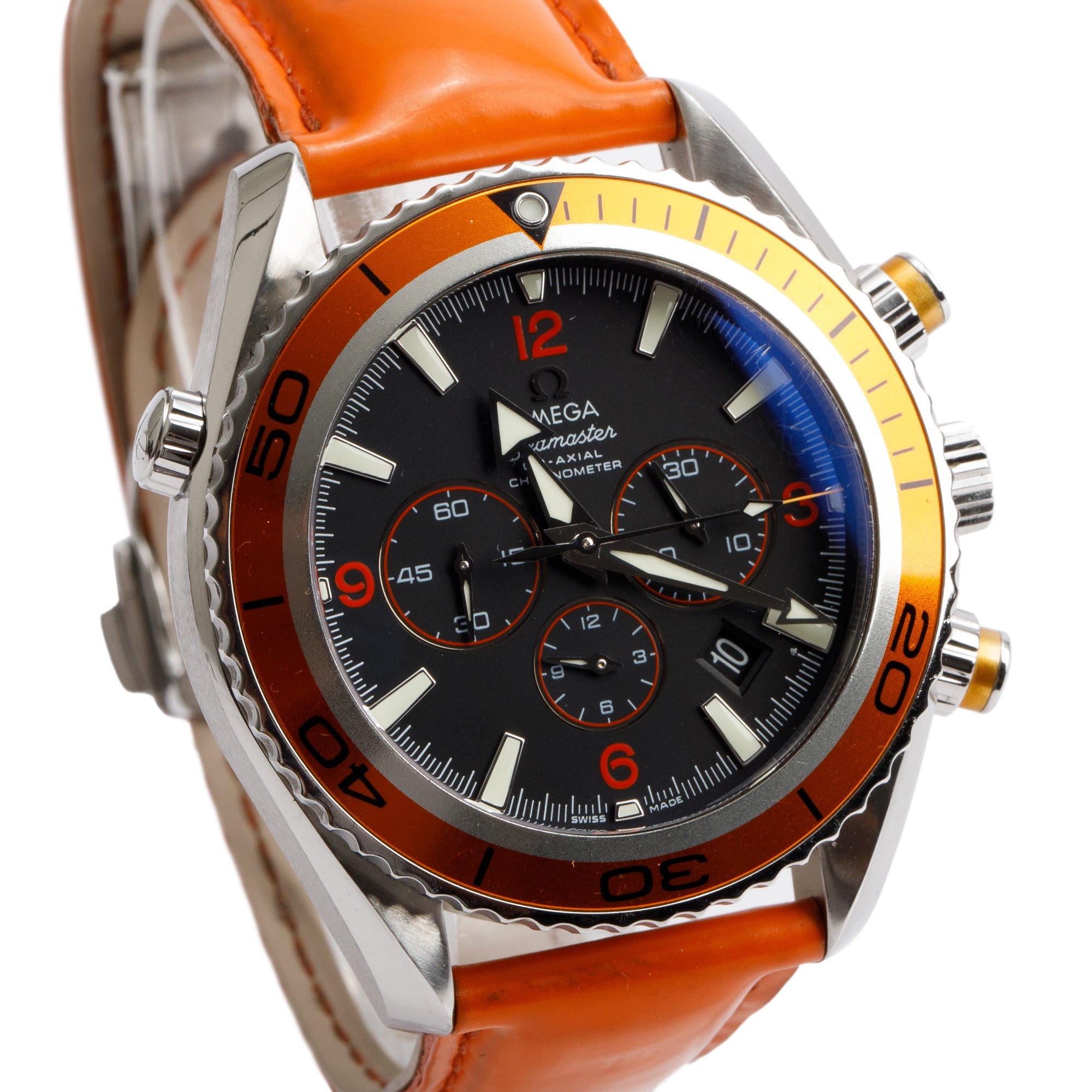 Omega Stainless Steel Seamaster Co-Axial Chronometer 44 MM Automatic Chronograph Watch