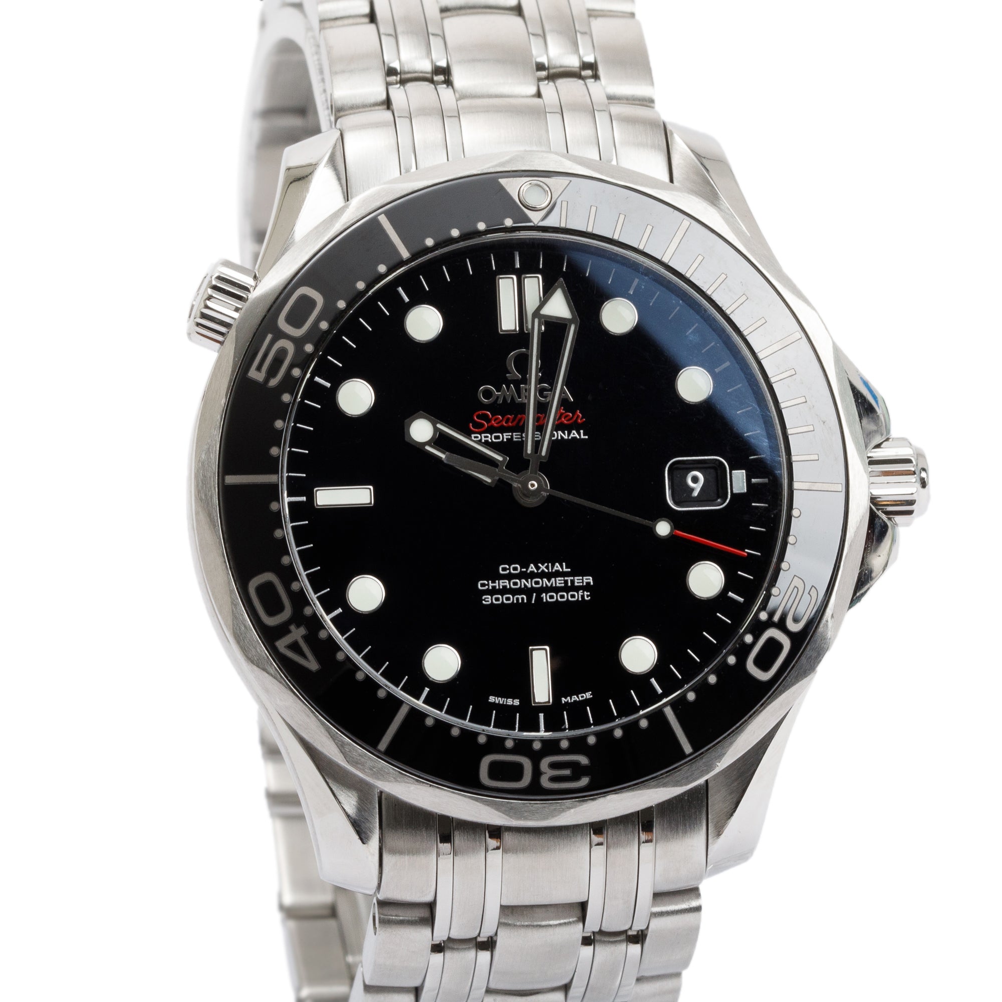 Omega Stainless Steel Seamaster Diver 300M Co-Axial Chronometer 41 MM Watch