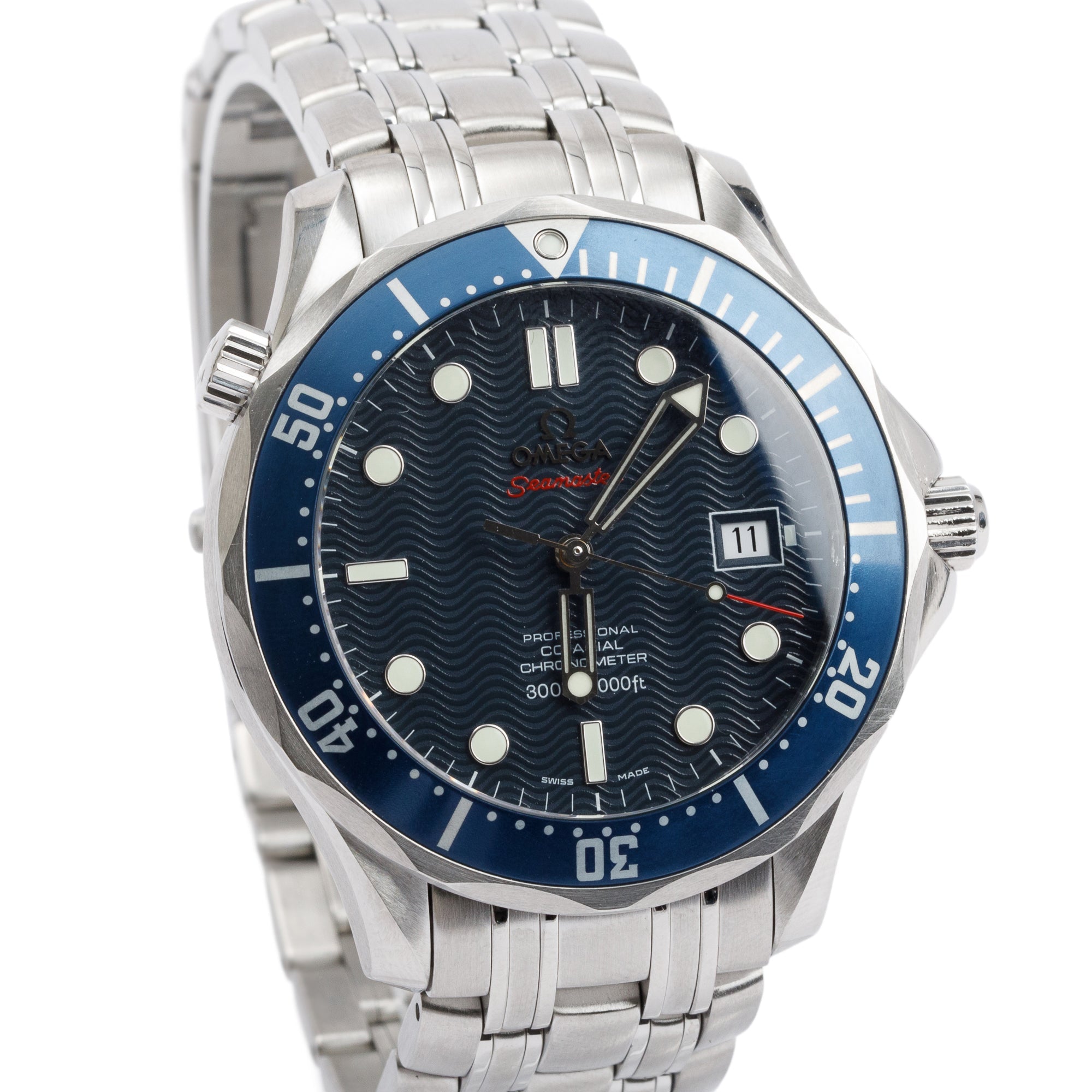Omega Stainless Steel Seamaster Diver 300M Co-Axial Chronometer 41 MM Watch