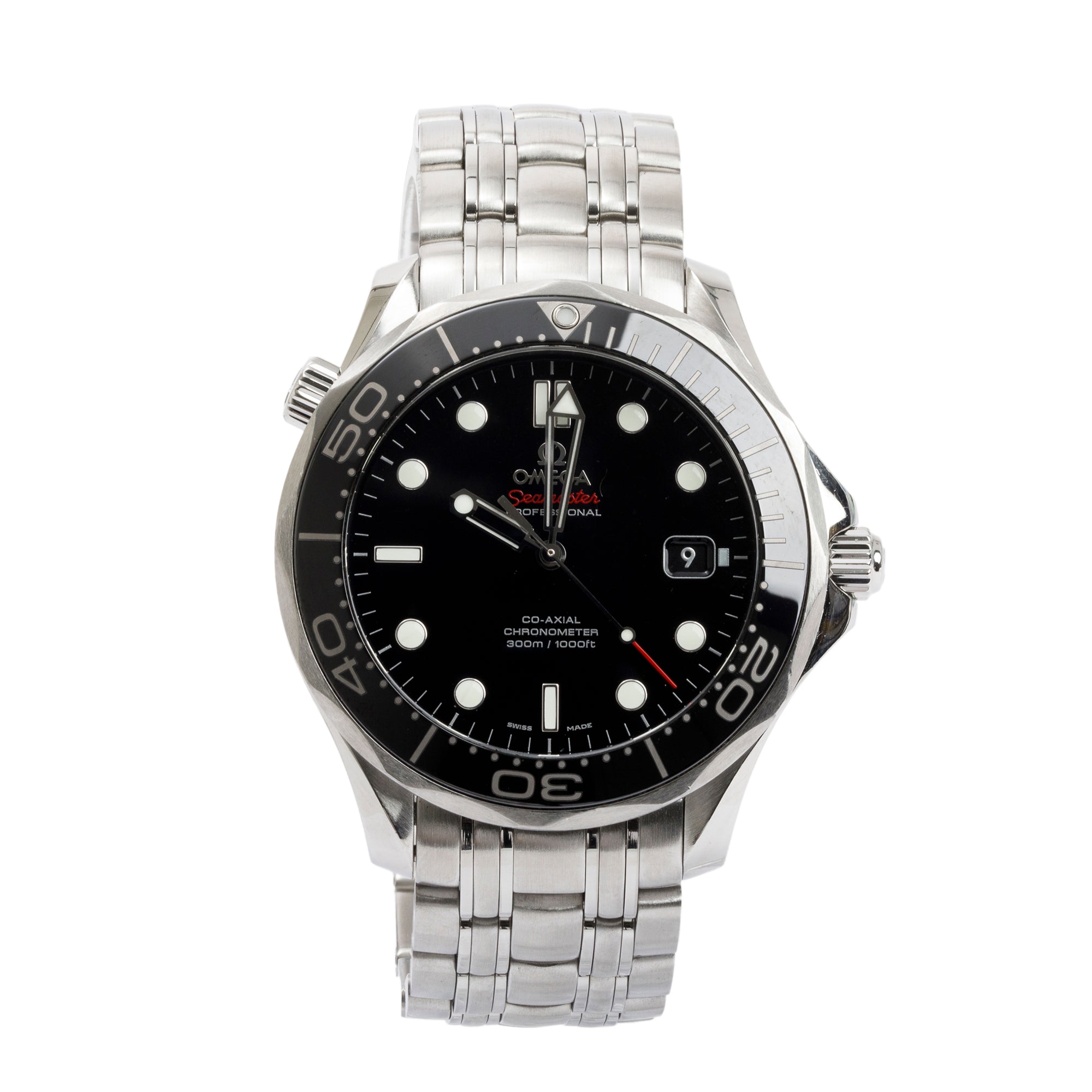 Omega Stainless Steel Seamaster Diver 300M Co-Axial Chronometer 41 MM Watch
