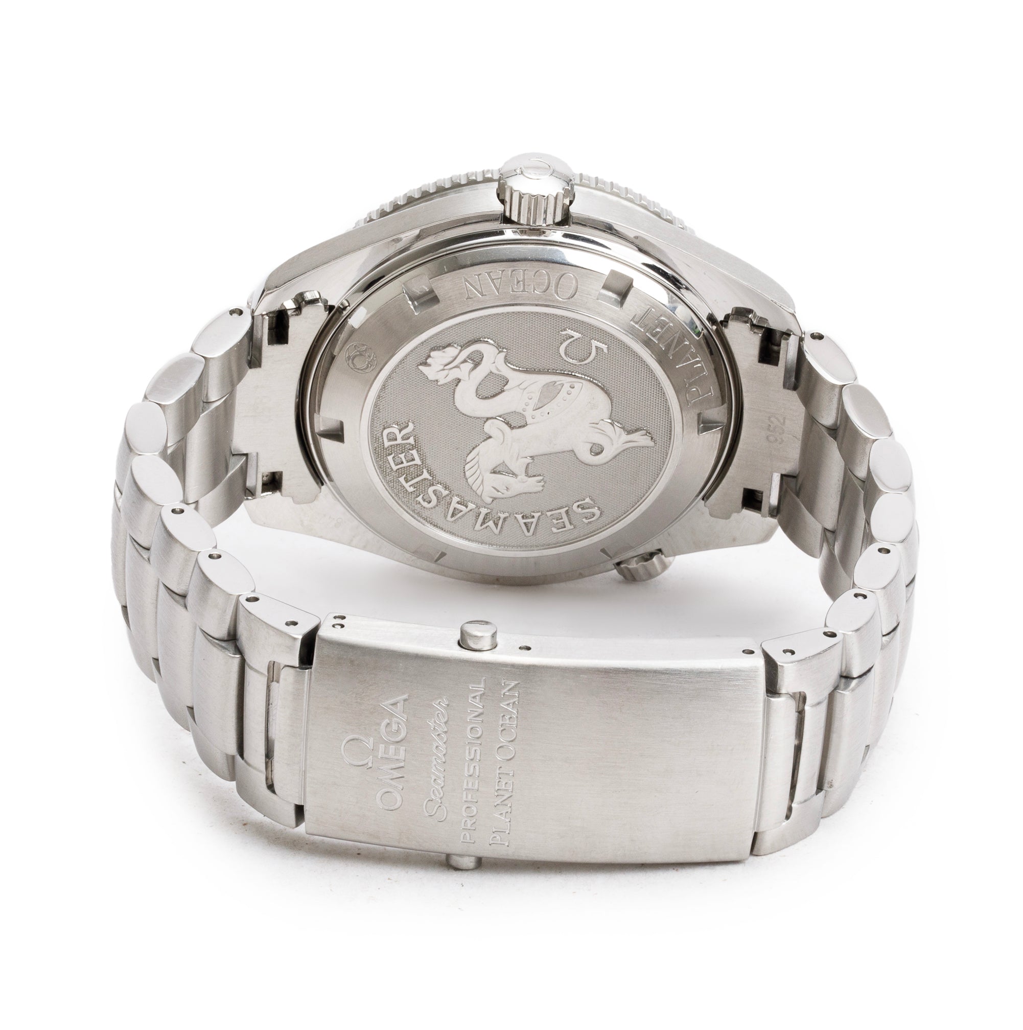 Omega Stainless Steel Seamaster Planet Ocean 600M Co-Axial Chronometer 42 MM Automatic Watch w/ Box & Papers