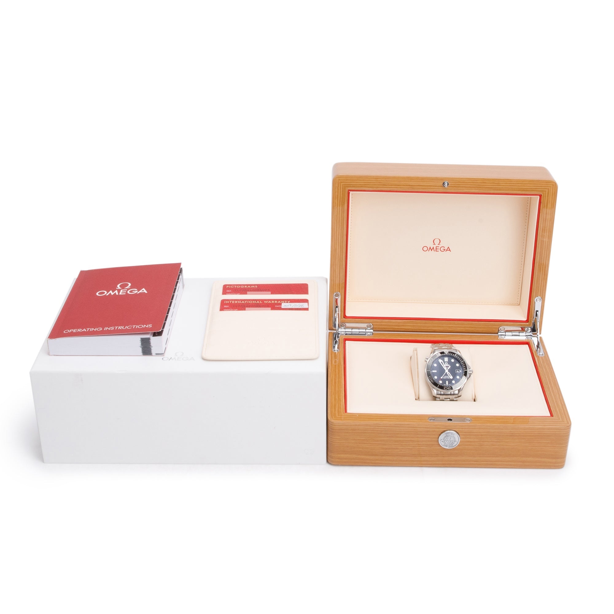 Omega Stainless Steel Seamaster Professional Diver 300M Co-Axial Master Chronometer 41 MM Automatic Watch w/ Box & Papers