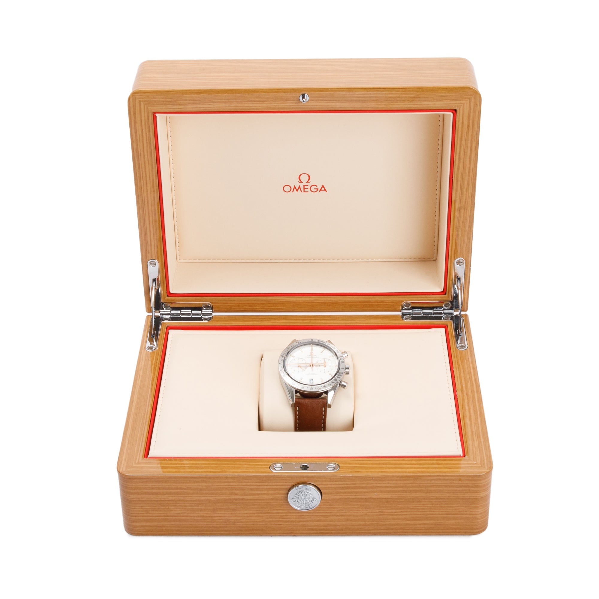 Omega Stainless Steel Speedmaster '57 41.5 MM Co-Axial Chronograph Automatic Watch w/ Box