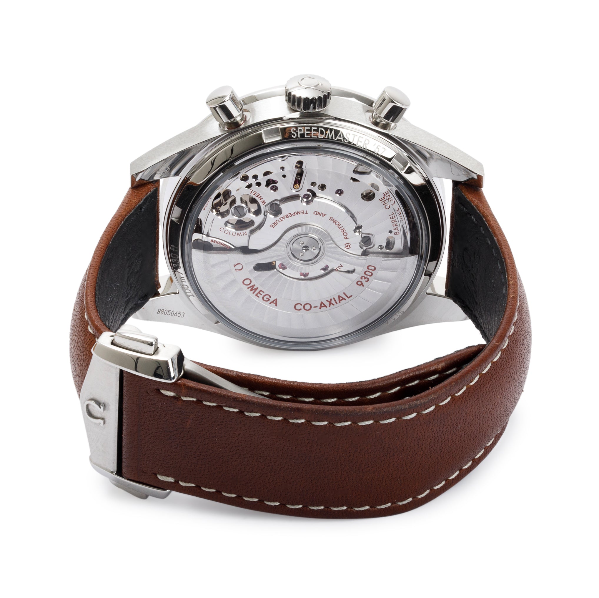 Omega Stainless Steel Speedmaster '57 41.5 MM Co-Axial Chronograph Automatic Watch w/ Box