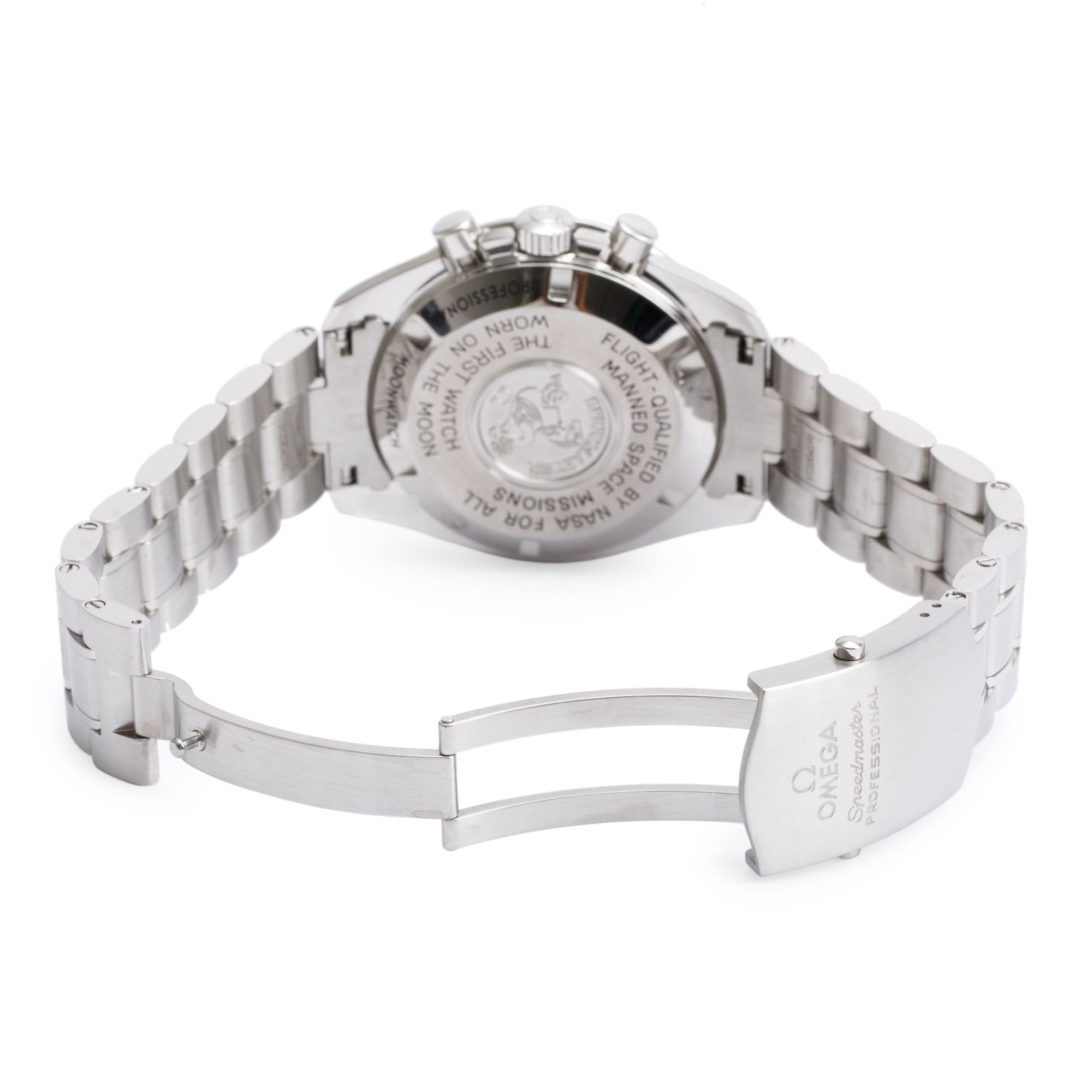 Omega Stainless Steel Speedmaster Professional 42 MM Chronograph MoonWatch w/ Box & Papers