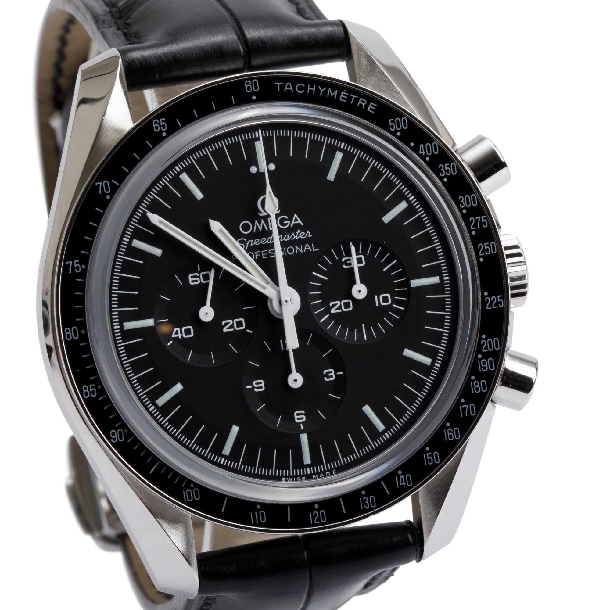 Omega Stainless Steel Speedmaster Professional 42 MM Chronograph MoonWatch w/ Papers