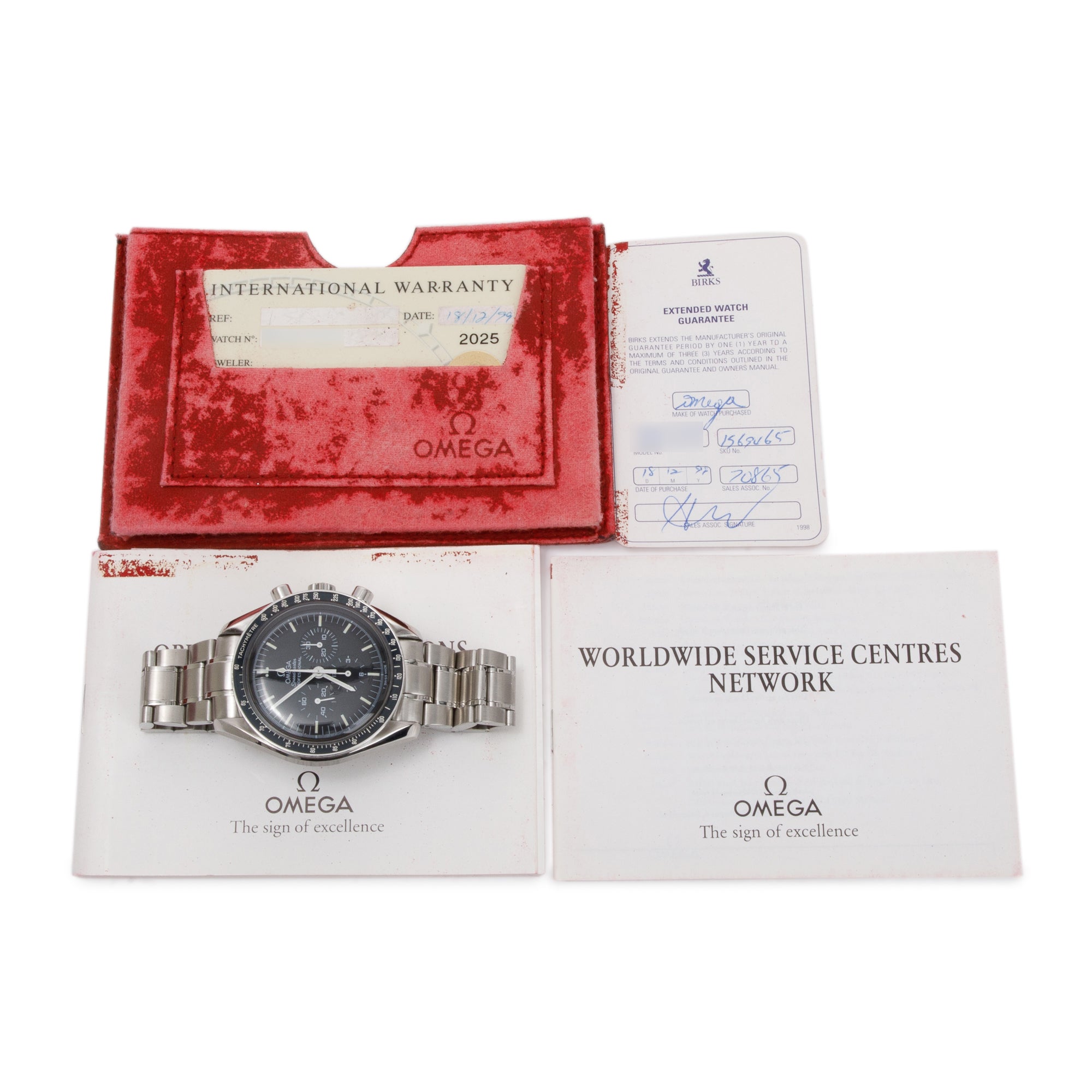 Omega Stainless Steel Speedmaster Professional 42 MM Moonwatch