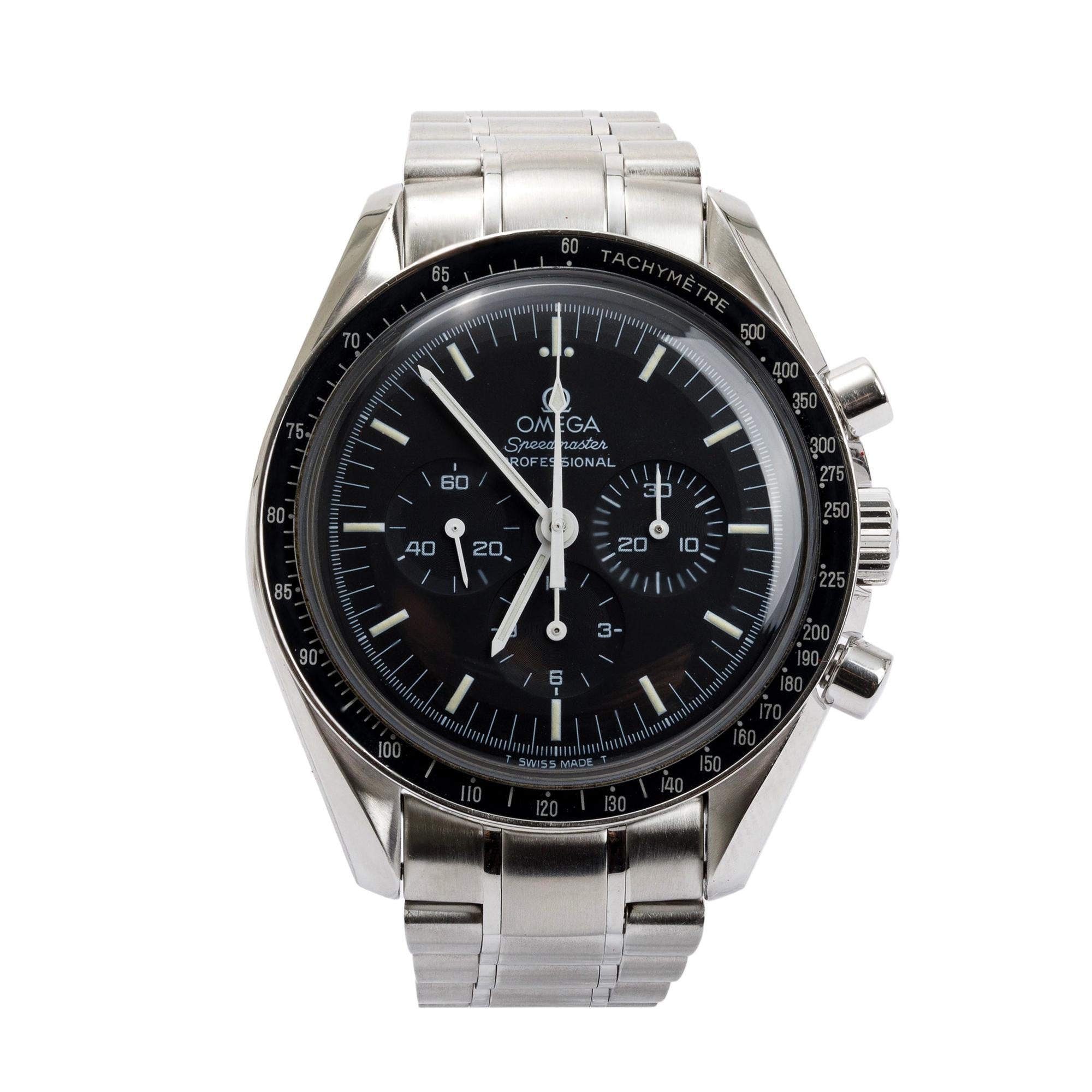 Omega Stainless Steel Speedmaster Professional 42 MM Moonwatch