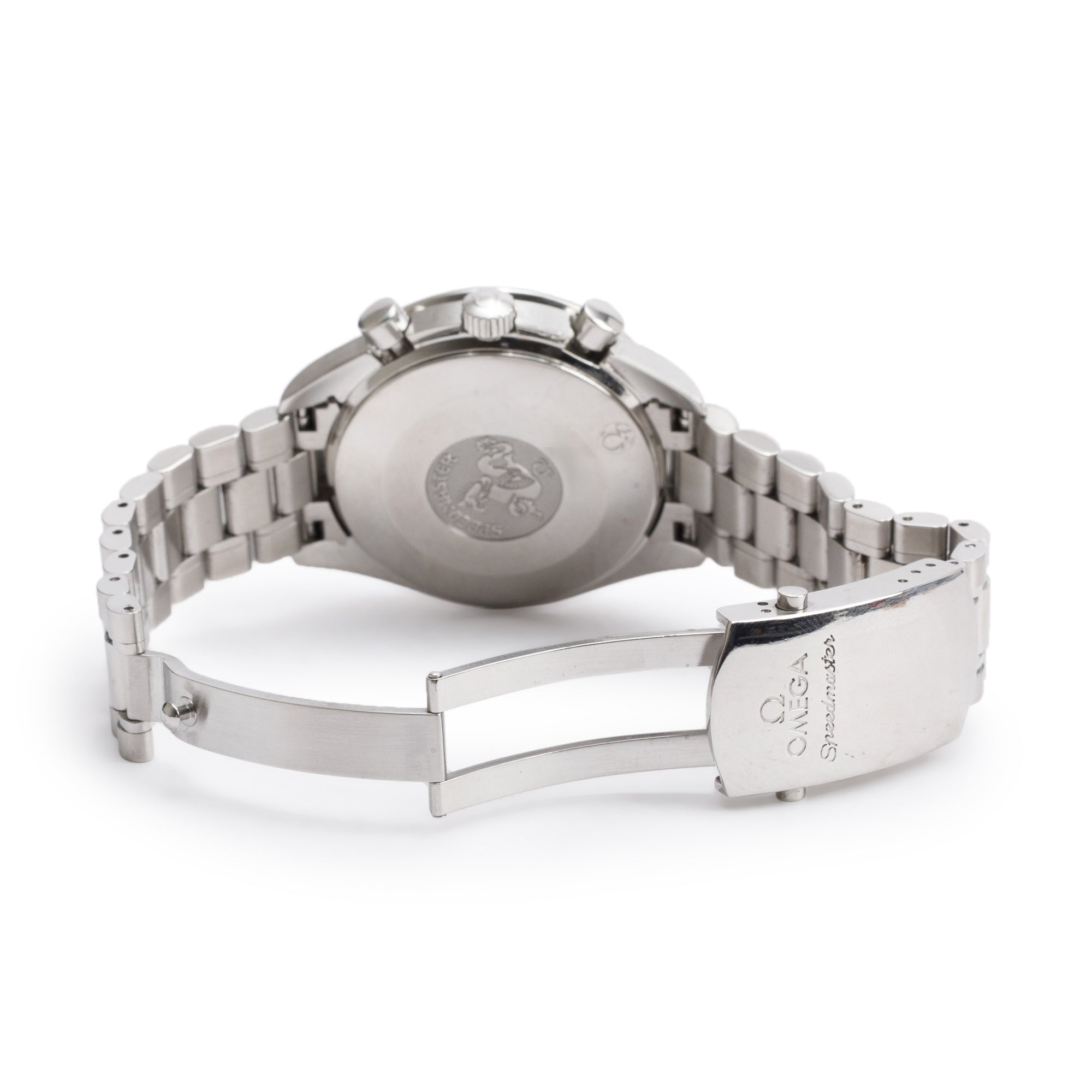 Omega Stainless Steel Speedmaster Reduced 39 MM Automatic Chronograph Watch w/ Box & Papers