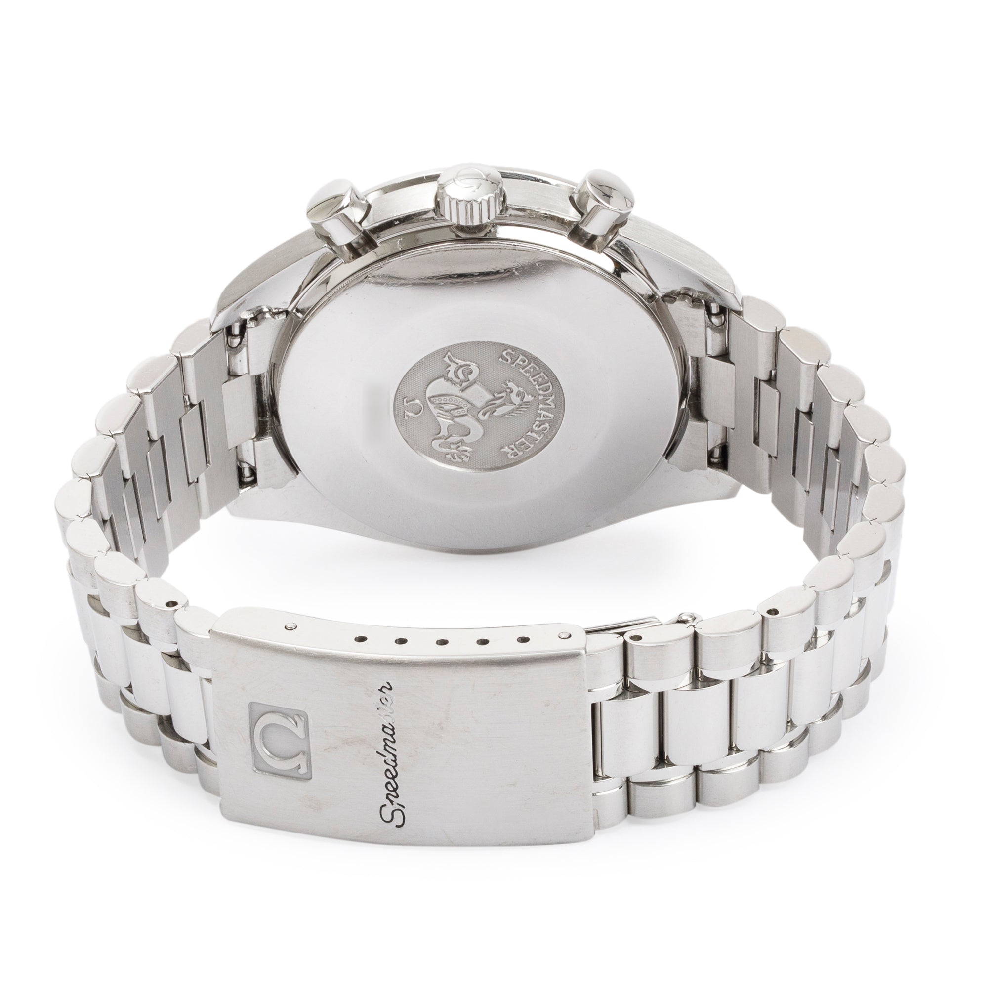 Omega Stainless Steel Speedmaster Reduced 39 MM Automatic Chronograph Watch w/ Card