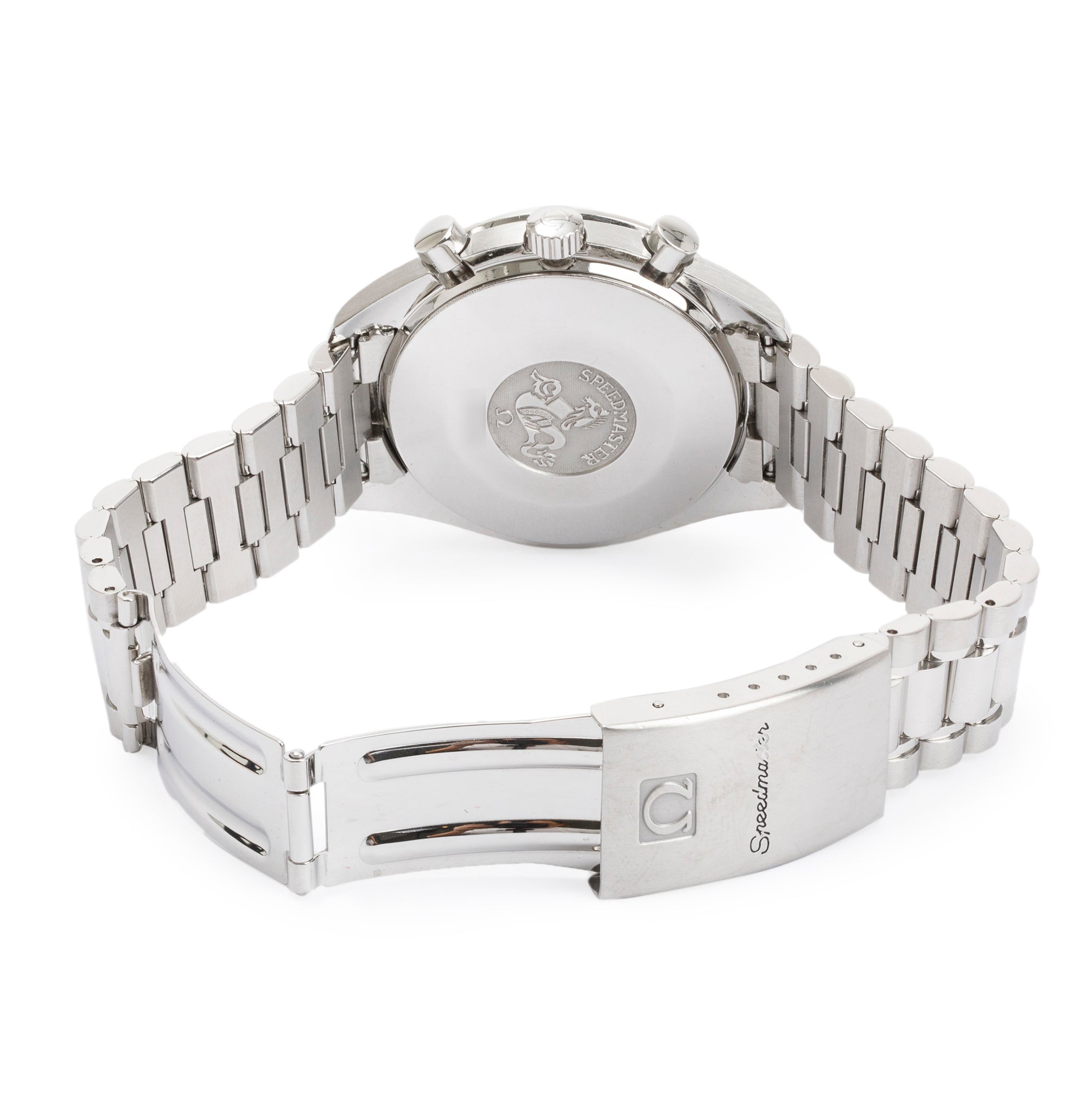 Omega Stainless Steel Speedmaster Reduced 39 MM Automatic Chronograph Watch w/ Card