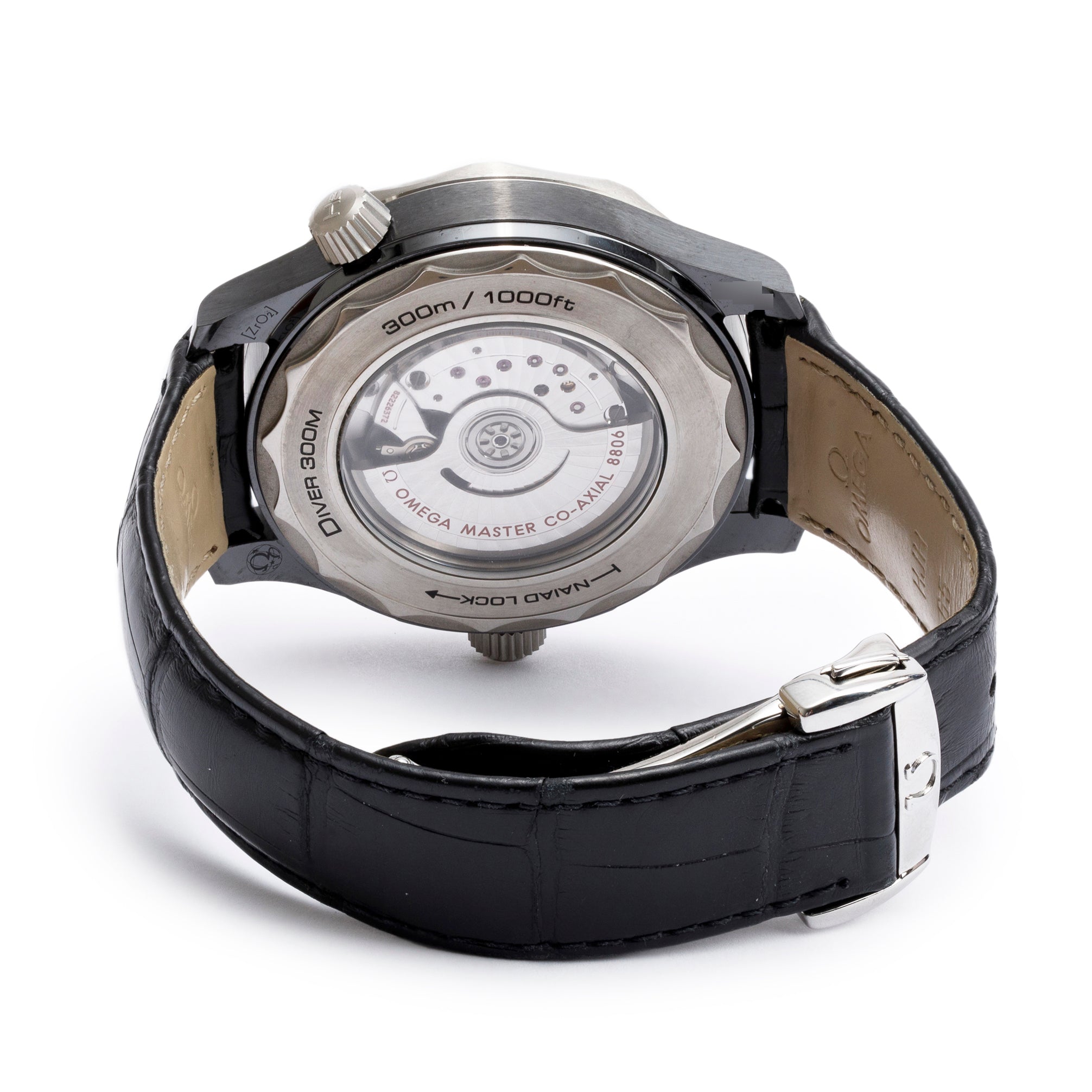 Omega Stainless Steel, Titanium & Black Ceramic Seamaster Co-Axial Master Chronometer 300M 43.5 MM Automatic Watch w/ Box