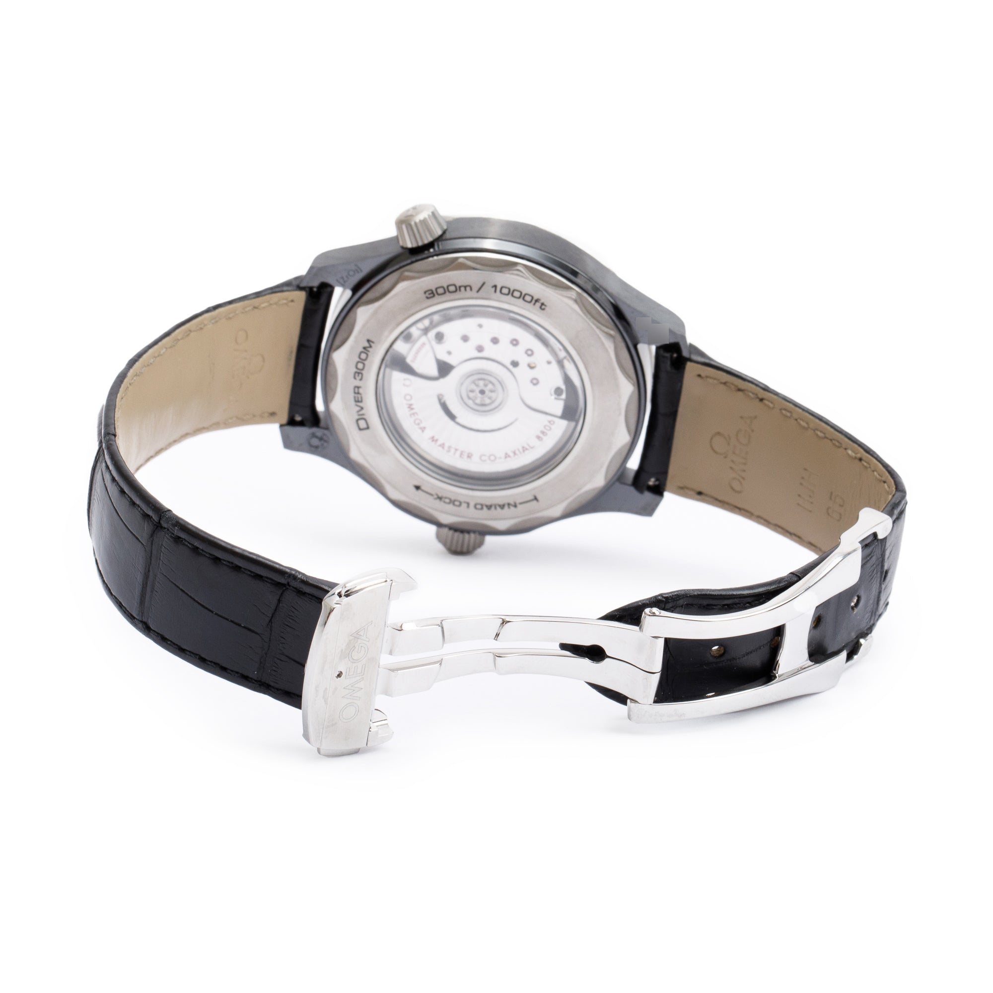 Omega Stainless Steel, Titanium & Black Ceramic Seamaster Co-Axial Master Chronometer 300M 43.5 MM Automatic Watch w/ Box