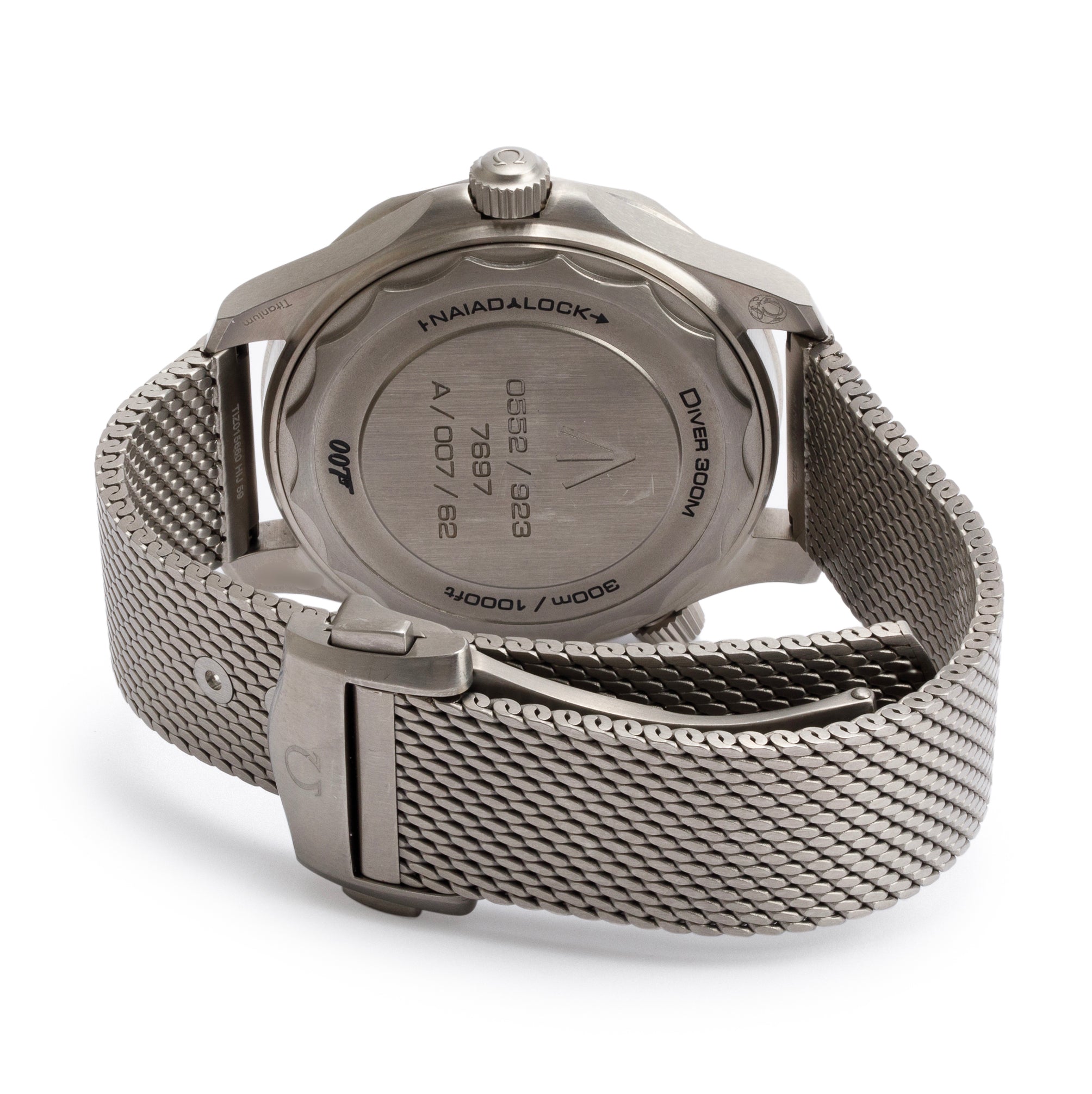 Omega Titanium 007 Editon Seamaster Diver 300M 42 MM Automatic Watch w/ Box & Papers