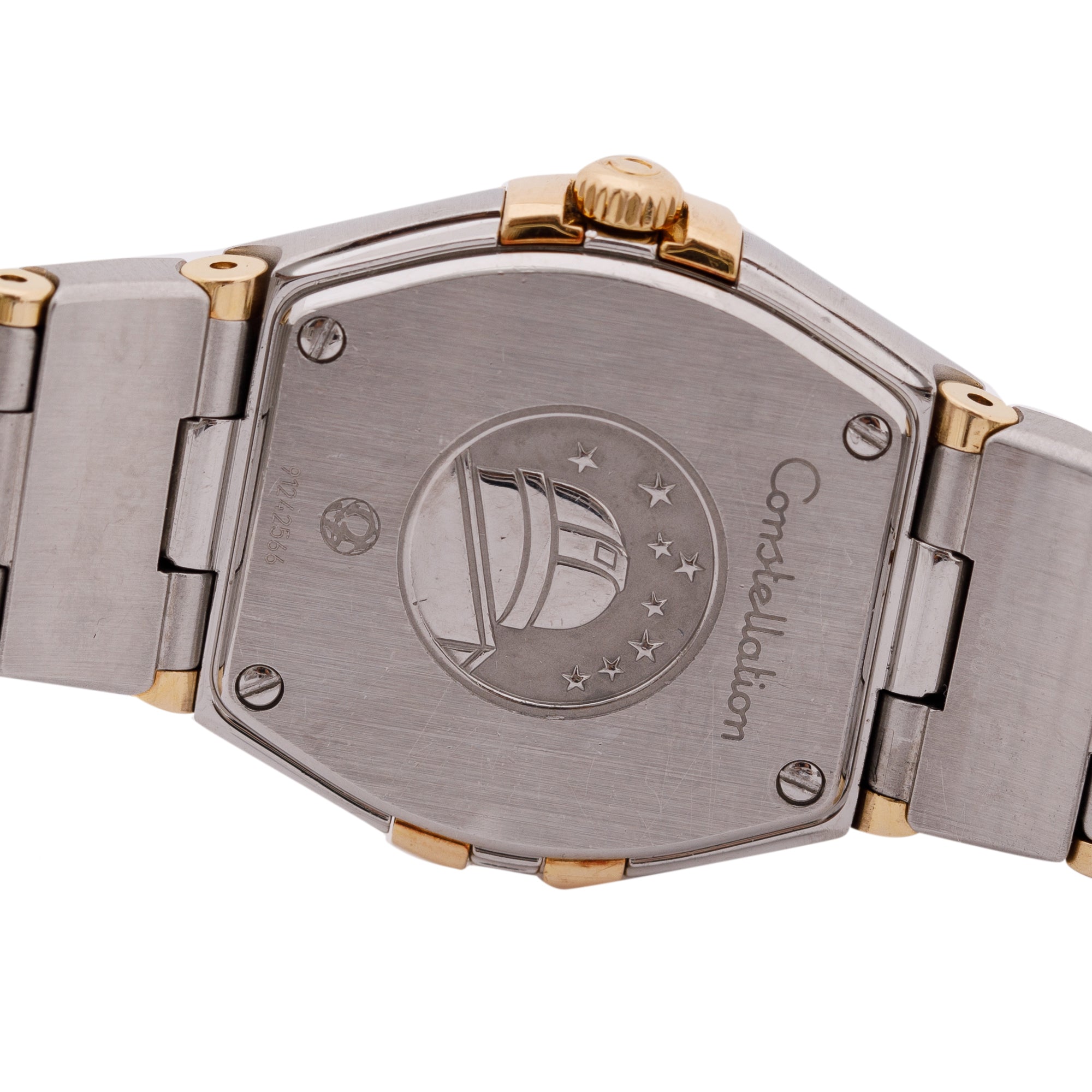 Omega Two-Tone Constellation 24 MM Quartz Watch w/ Papers
