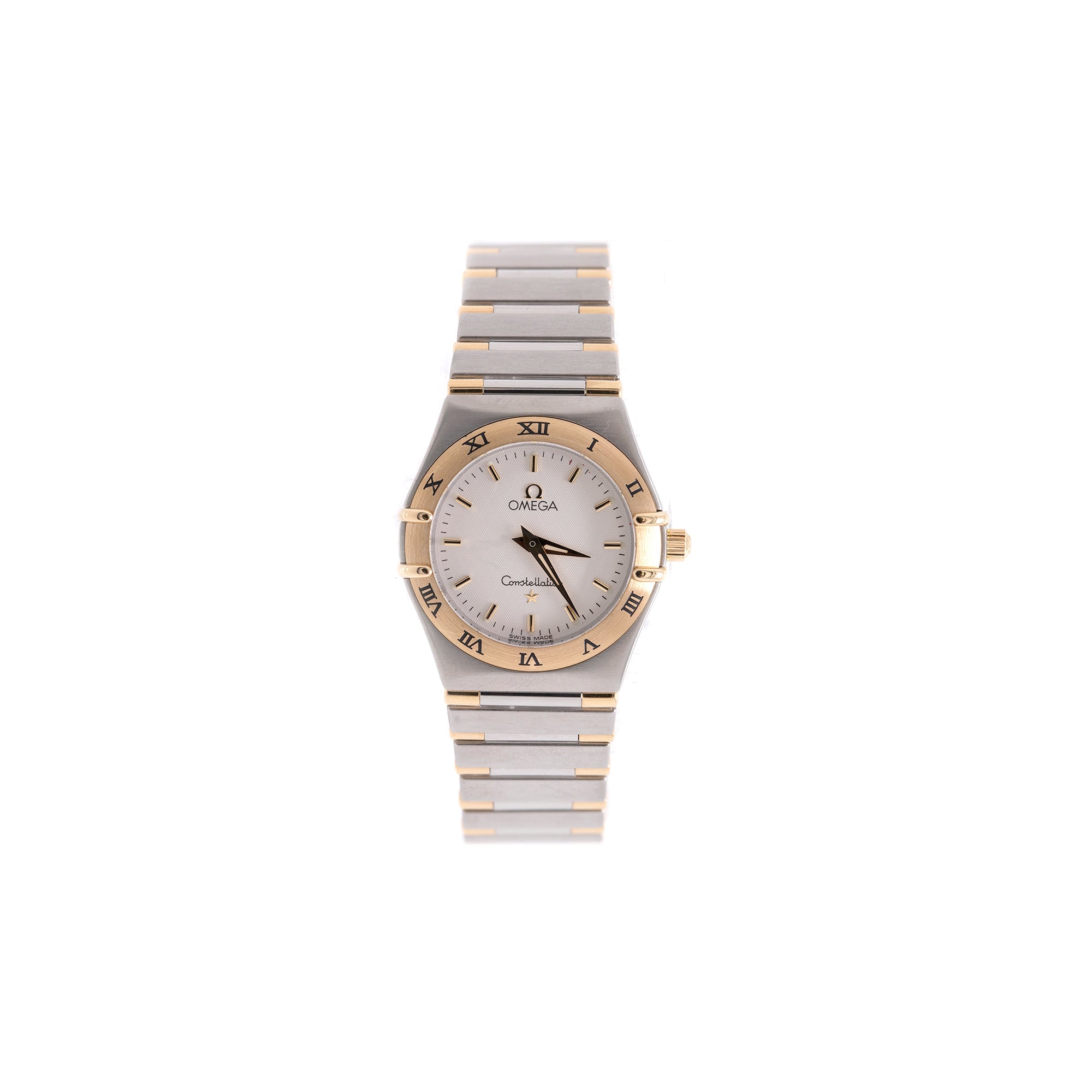 Omega Two-Tone Constellation 25 MM Watch w/ Box & Papers