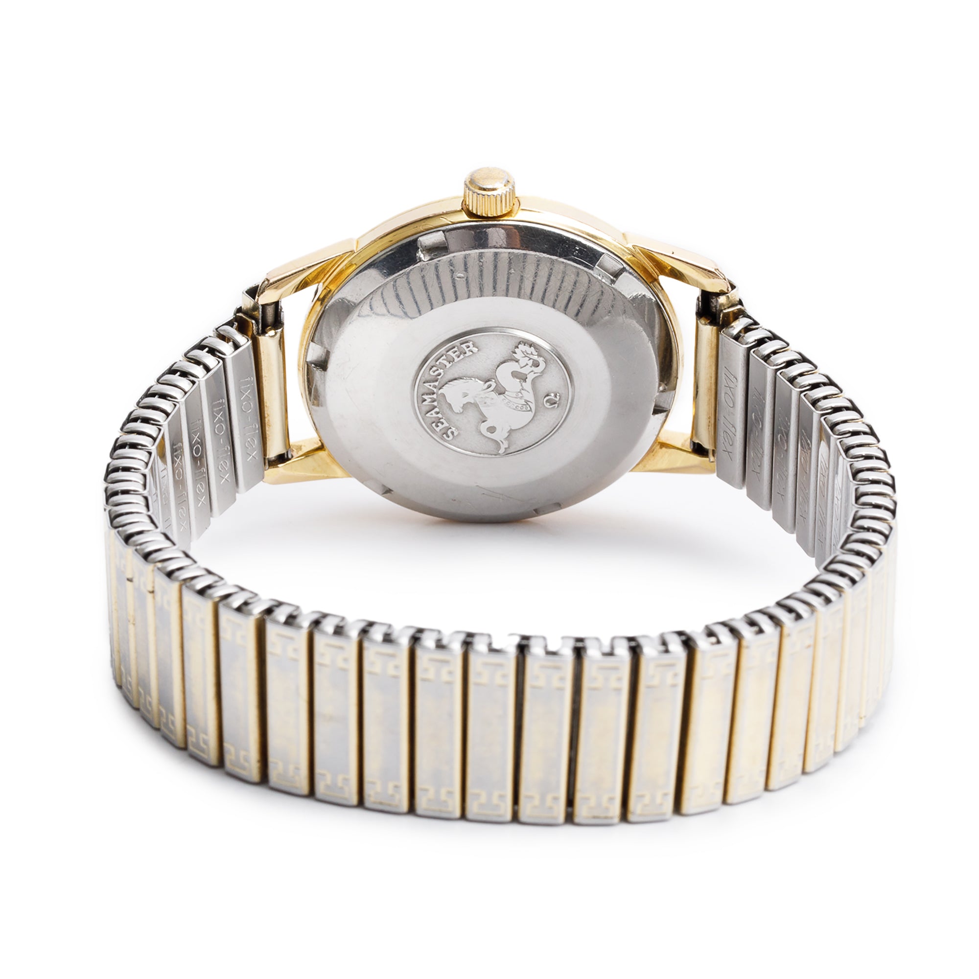 Omega Vintage Gold-Plated Stainless Steel Seamaster 34 MM Automatic Watch