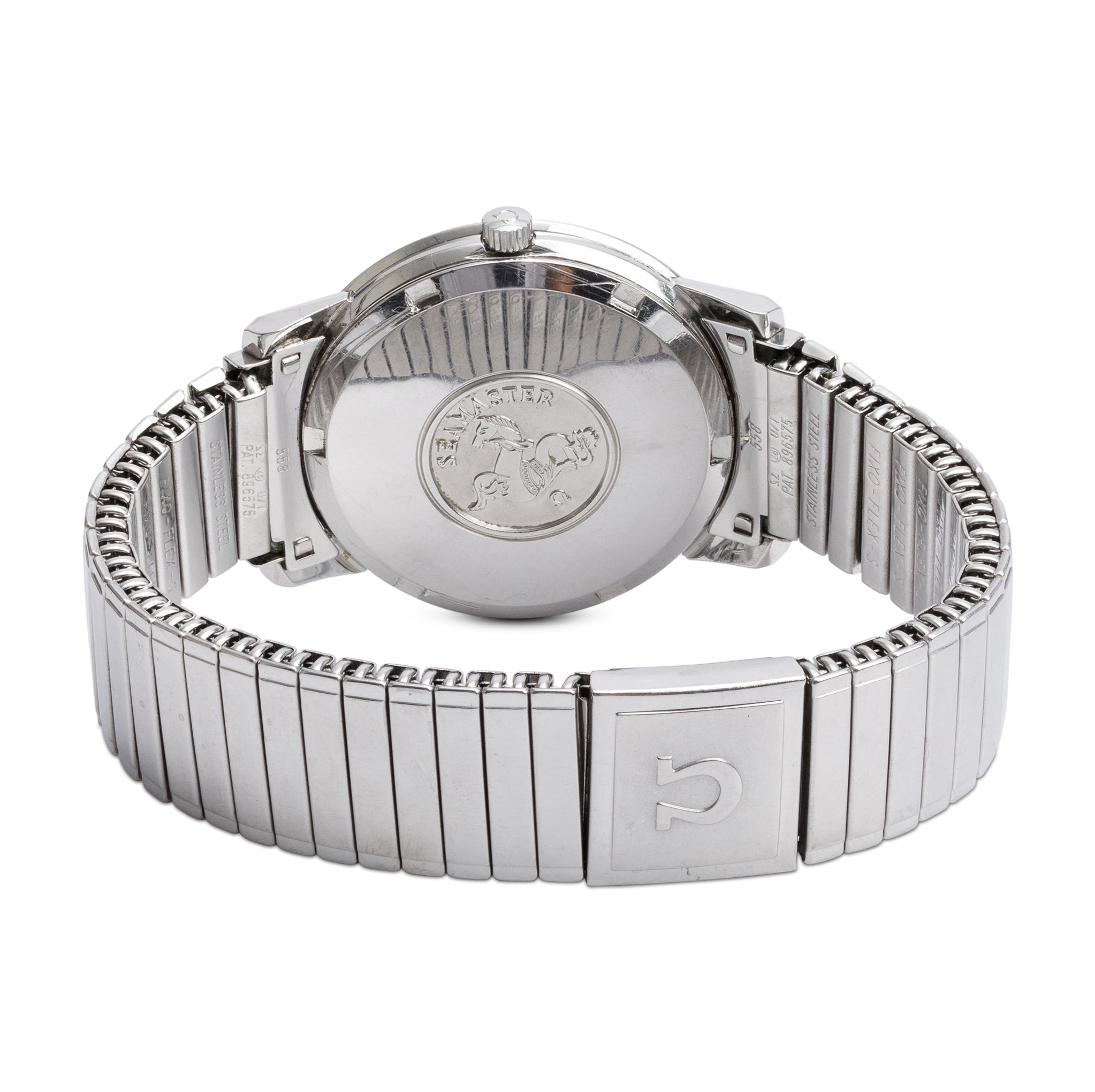 Omega Vintage Stainless Steel Seamaster 34.5 MM Automatic Watch