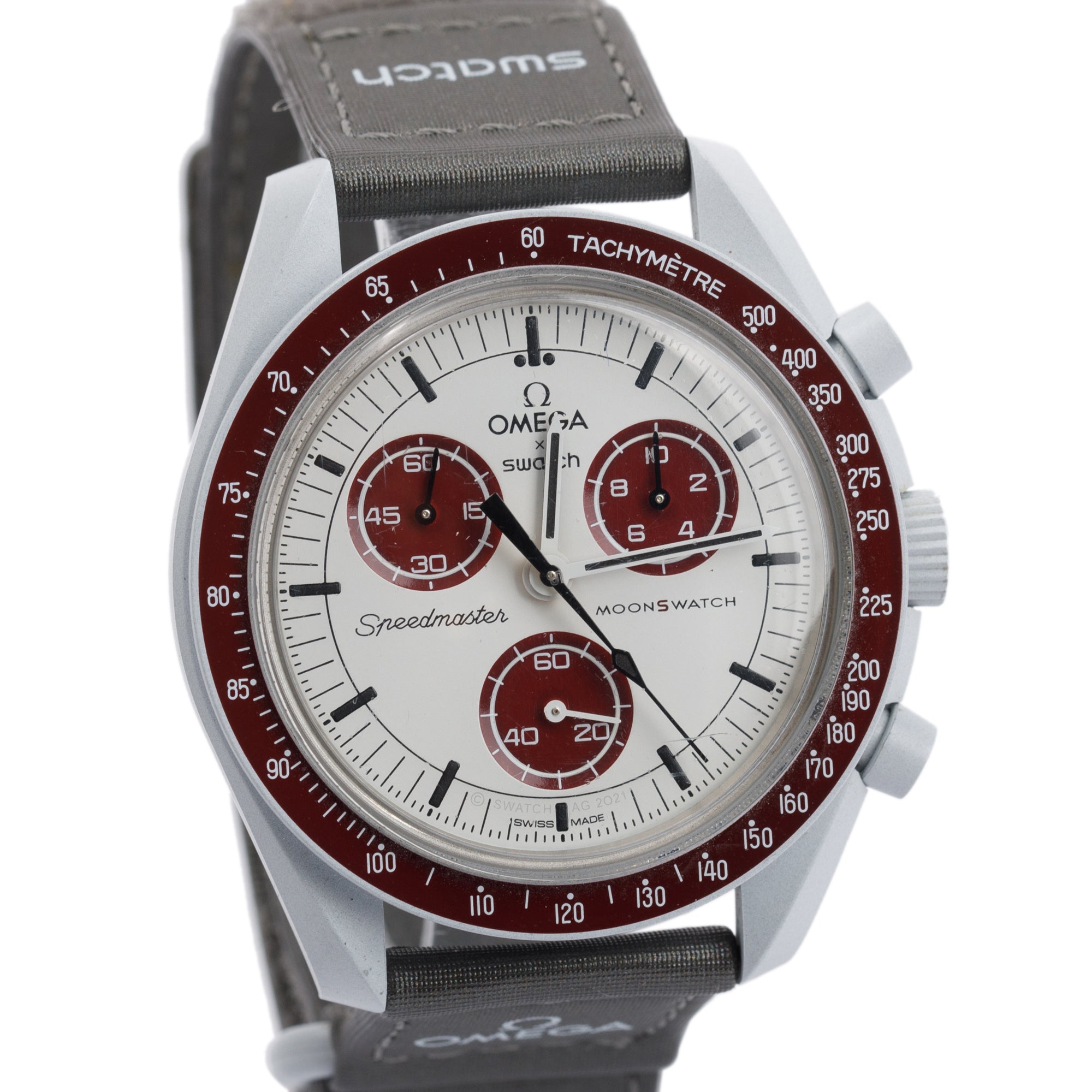 Omega X Swatch 2022 Bioceramic Mission to Pluto MoonSwatch w/ Box & Papers