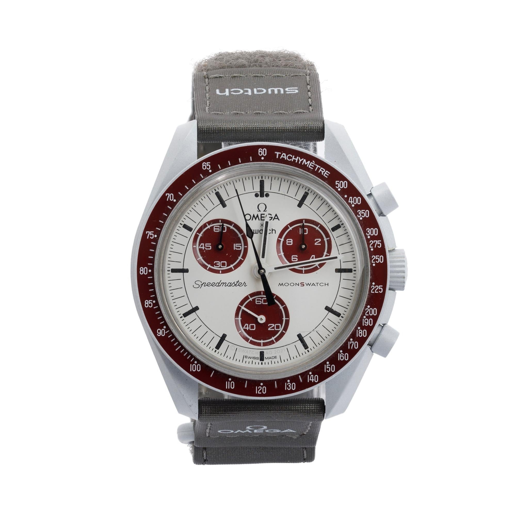 Omega X Swatch 2022 Bioceramic Mission to Pluto MoonSwatch w/ Box & Papers