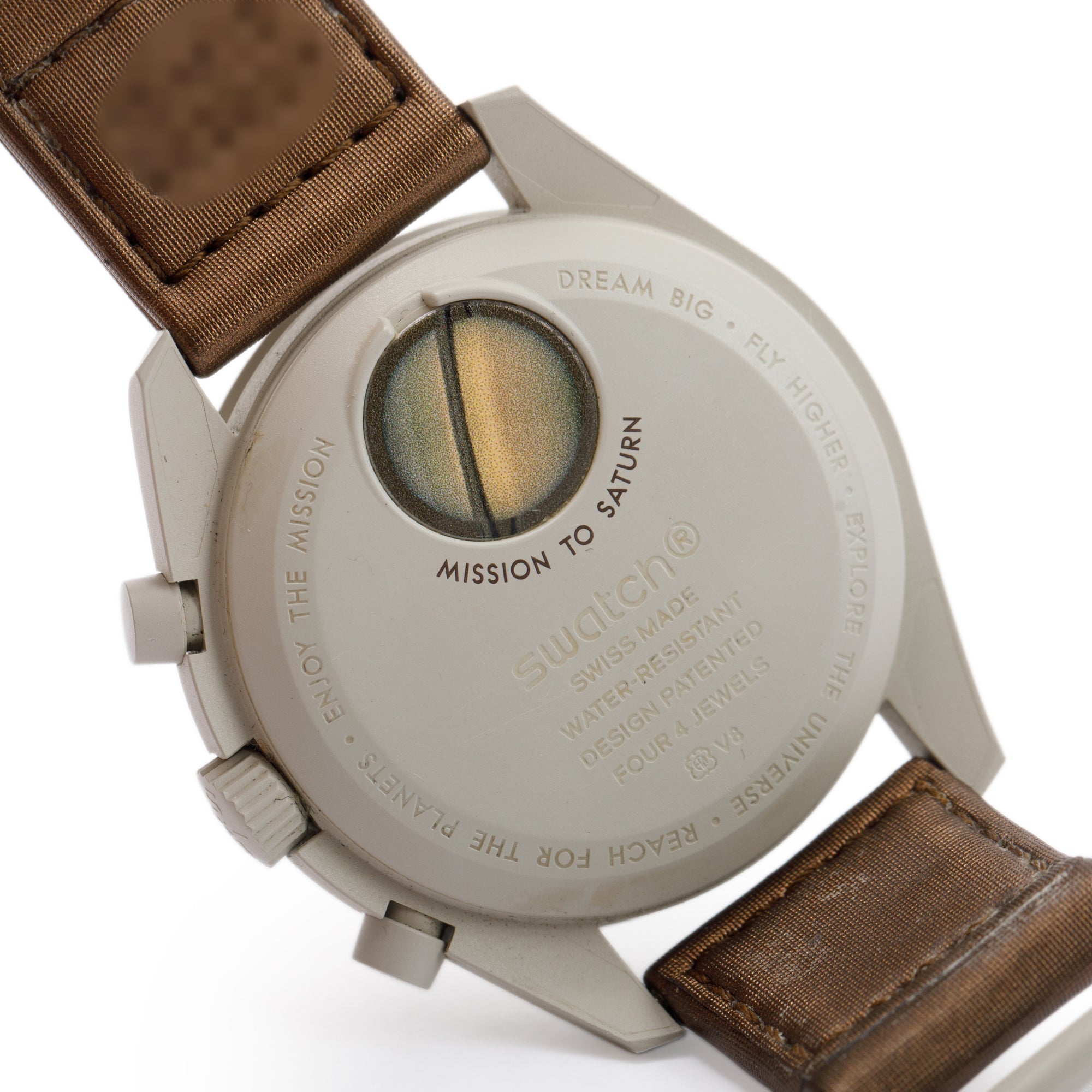 Omega X Swatch 2022 Bioceramic Mission to Saturn MoonSwatch w/ Box & Papers