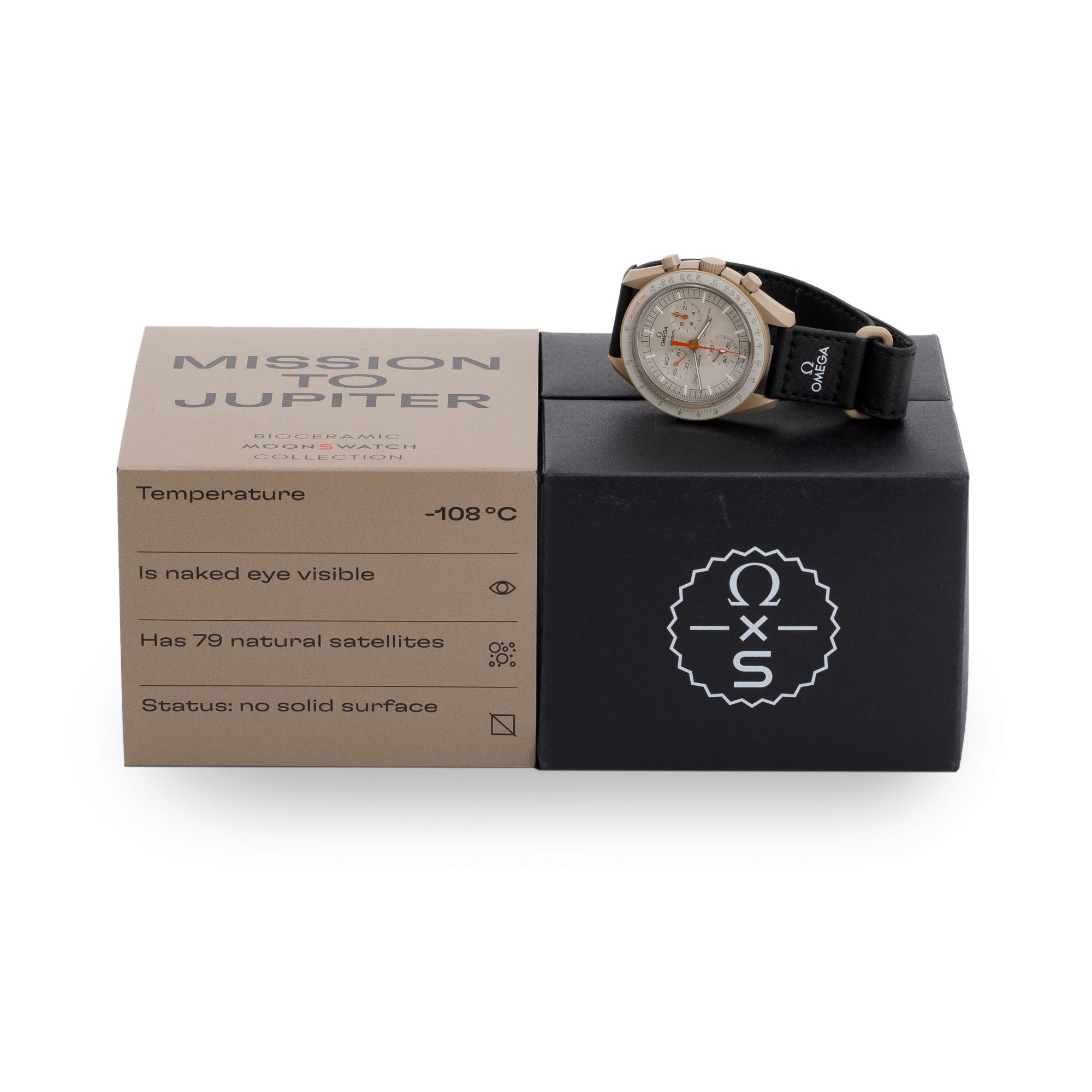 Omega X Swatch 2023 Bioceramic Mission to Jupiter MoonSwatch w/ Box & Papers
