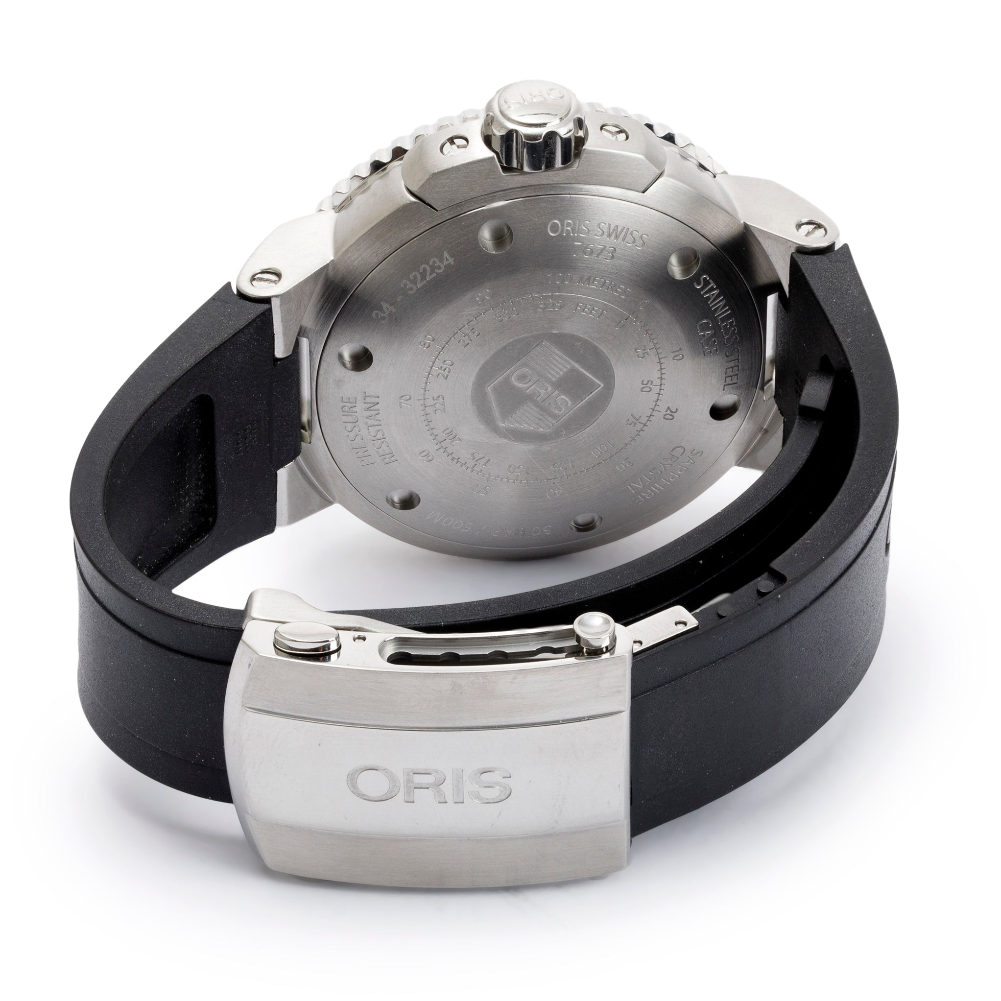 Oris Stainless Steel Aquis Small Second, Date 46 MM Automatic Watch