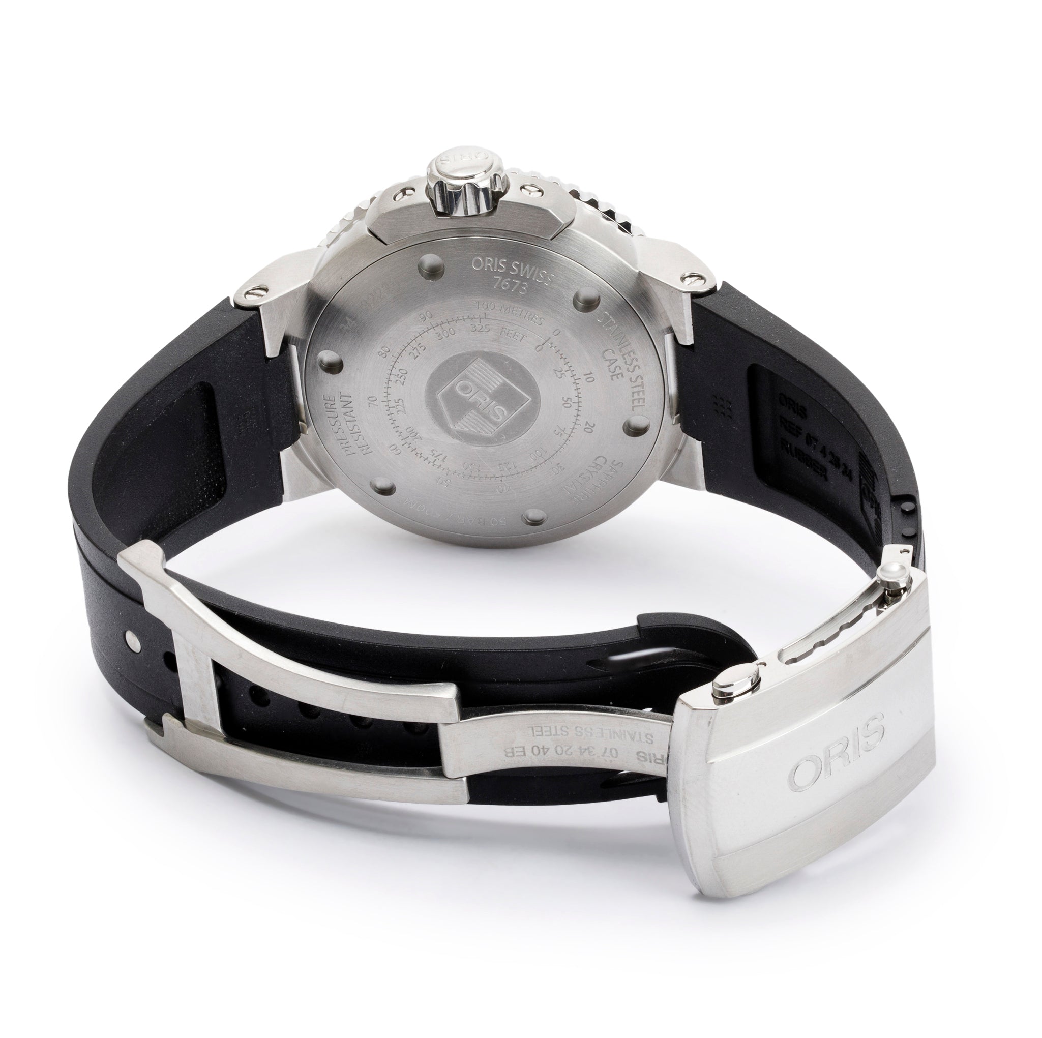 Oris Stainless Steel Aquis Small Second, Date 46 MM Automatic Watch