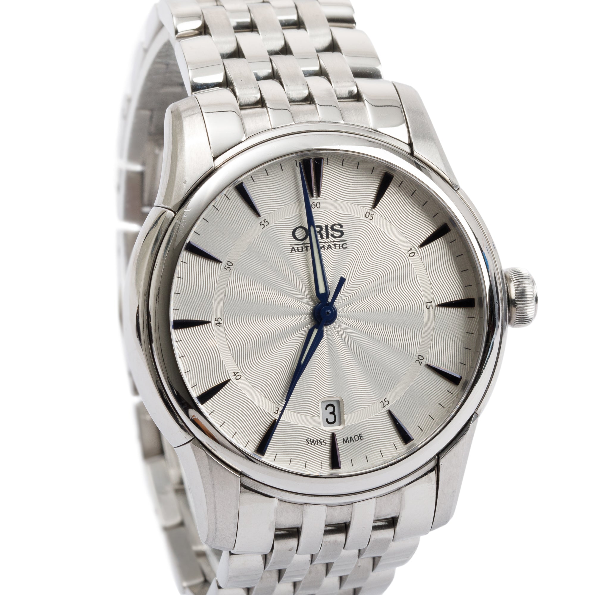 Oris Stainless Steel Artelier Date 40.5 MM Automatic Watch