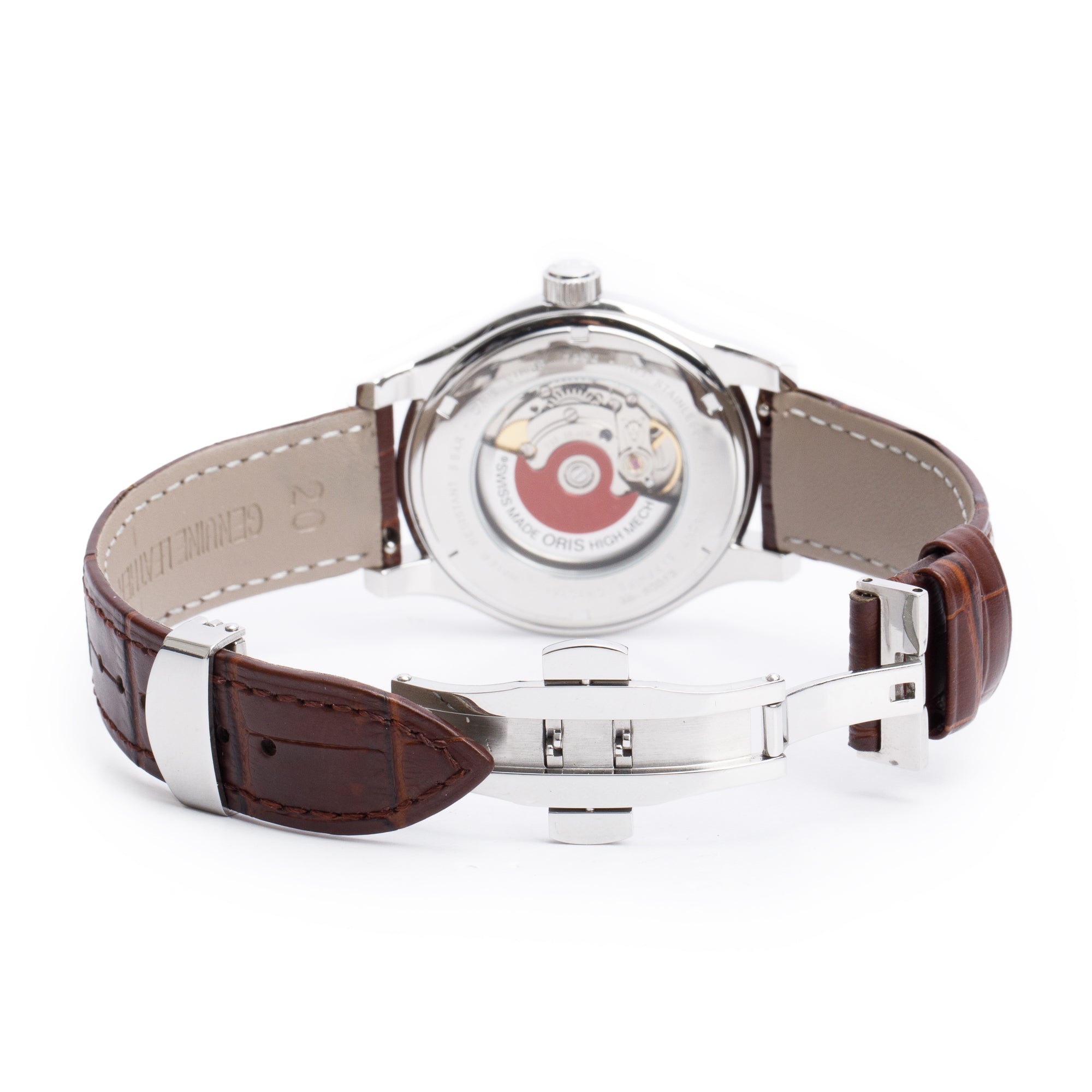 Oris Stainless Steel Classic Date 42 MM Automatic Watch w/ Box & Papers