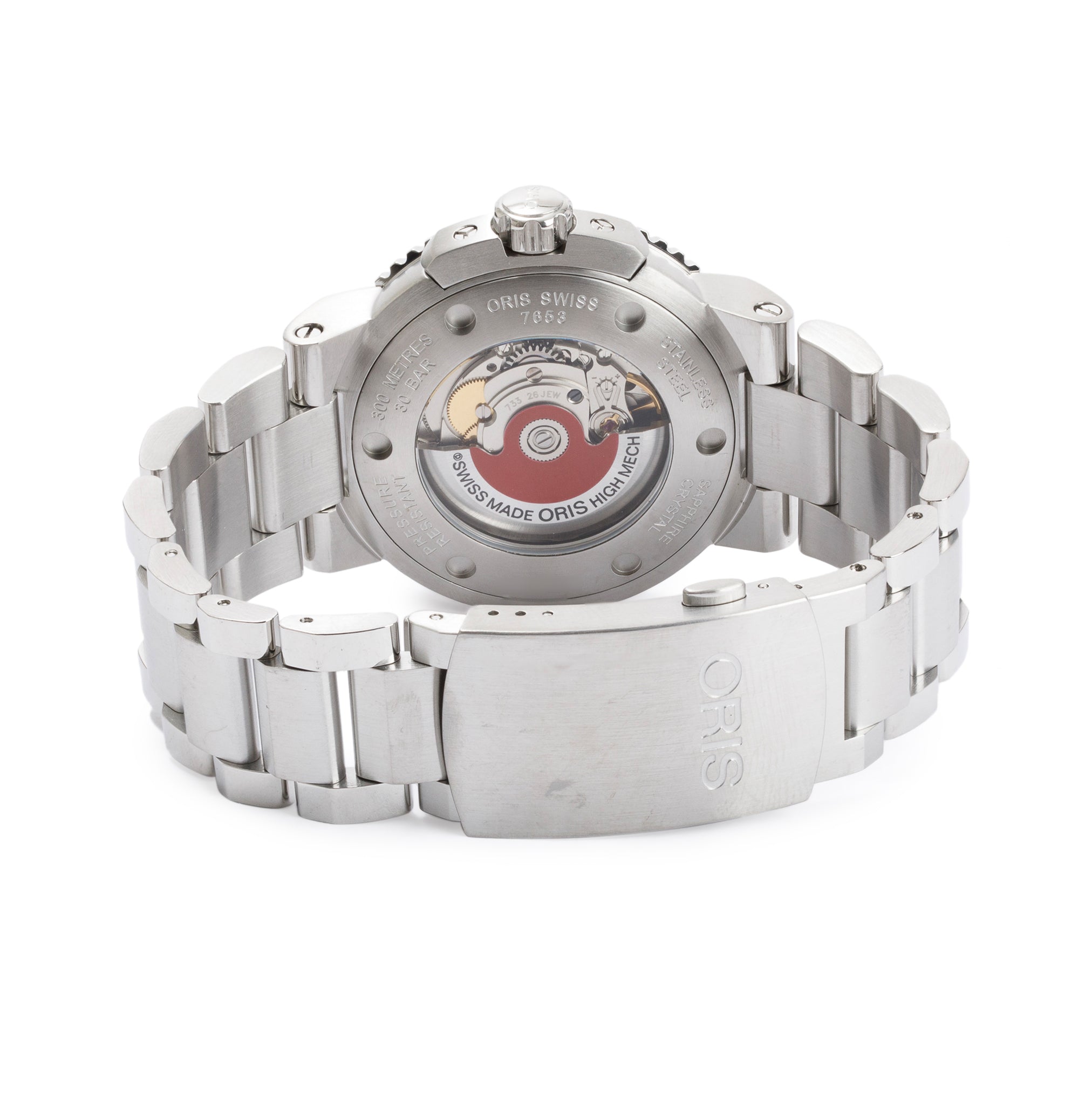 Oris Stainless Steel Diver Aquis 43.5 MM Automatic Watch w/ Card