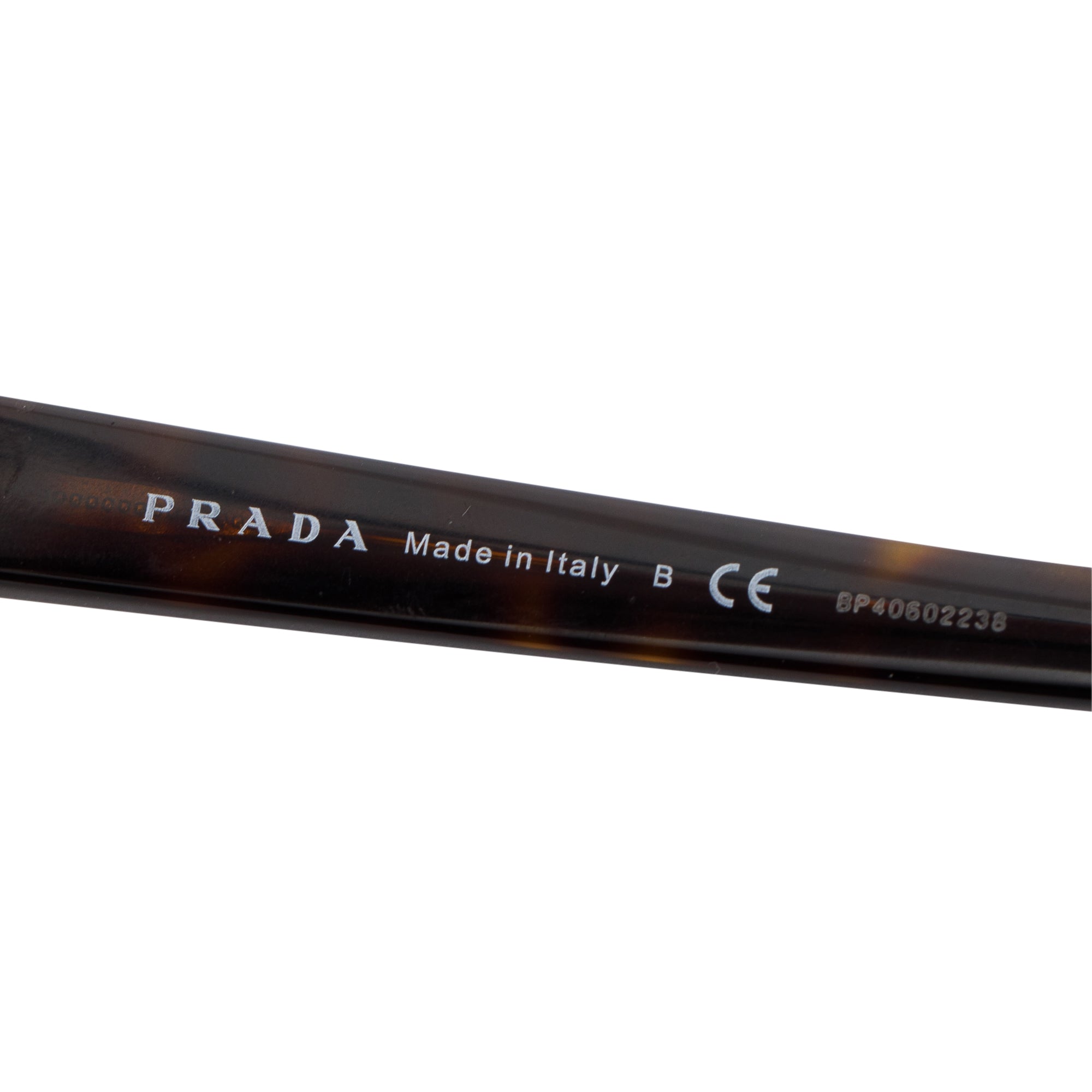 PRADA SPR 08X Geometric-Frame Sunglasses w/ Case