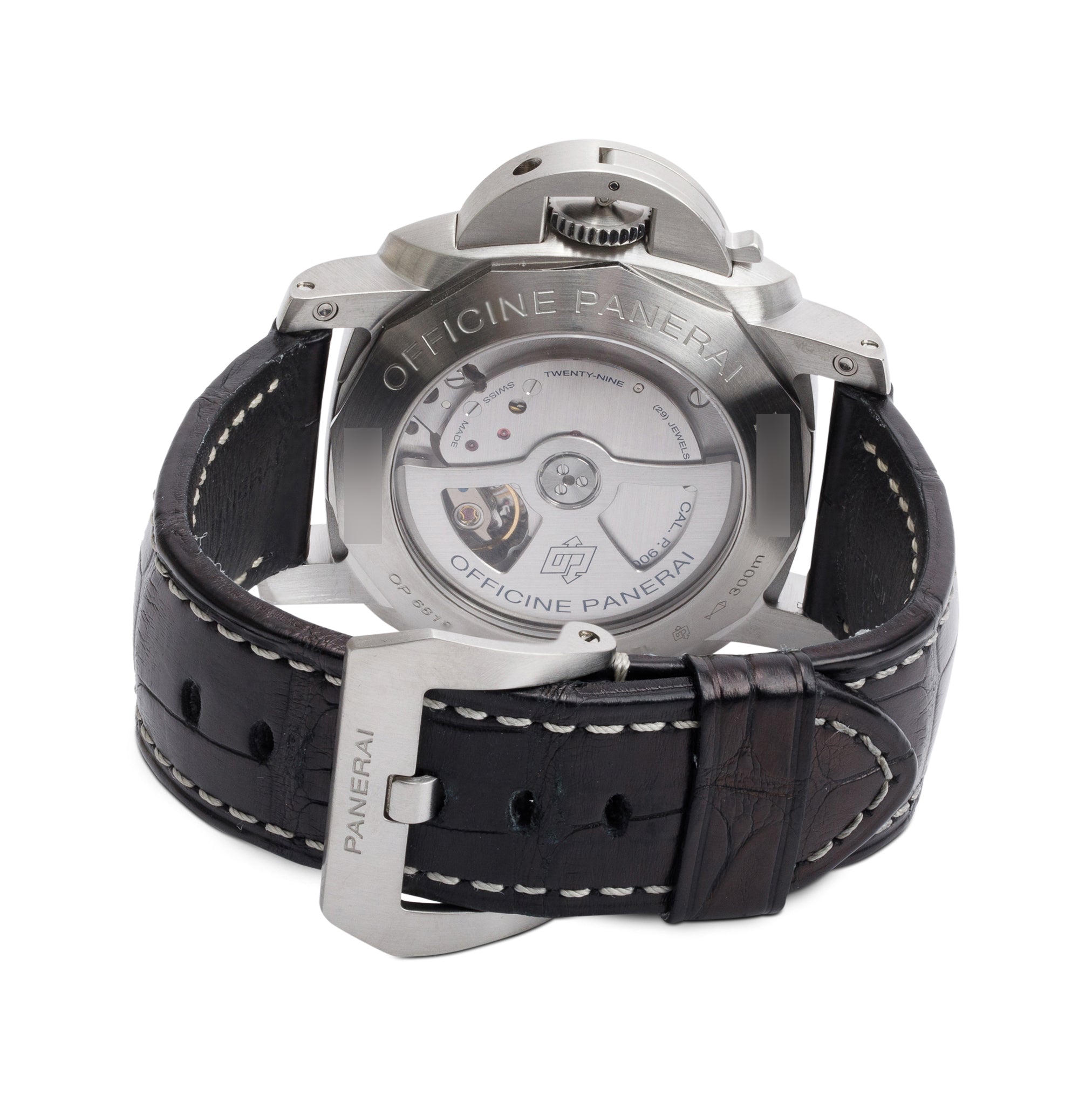 Panerai Stainless Steel Luminor 1950 3 Days GMT Power Reserve 44 MM Automatic Watch PAM00321 w/ Box & Papers