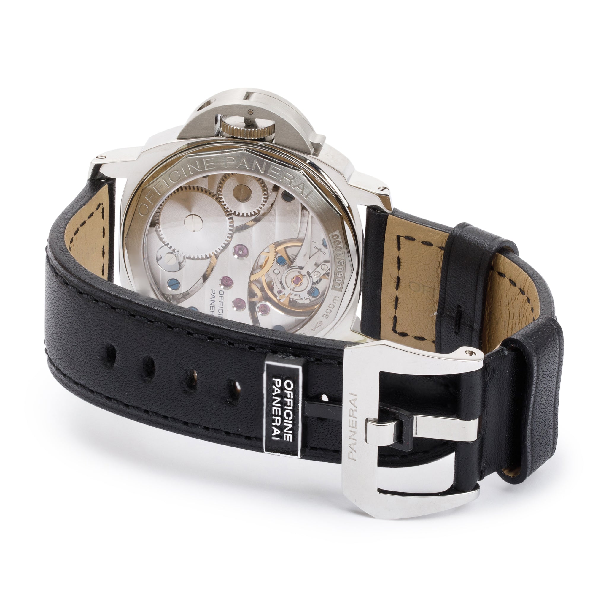 Panerai Stainless Steel Luminor Base PAM00112 44mm Automatic Watch w/ Box & Papers