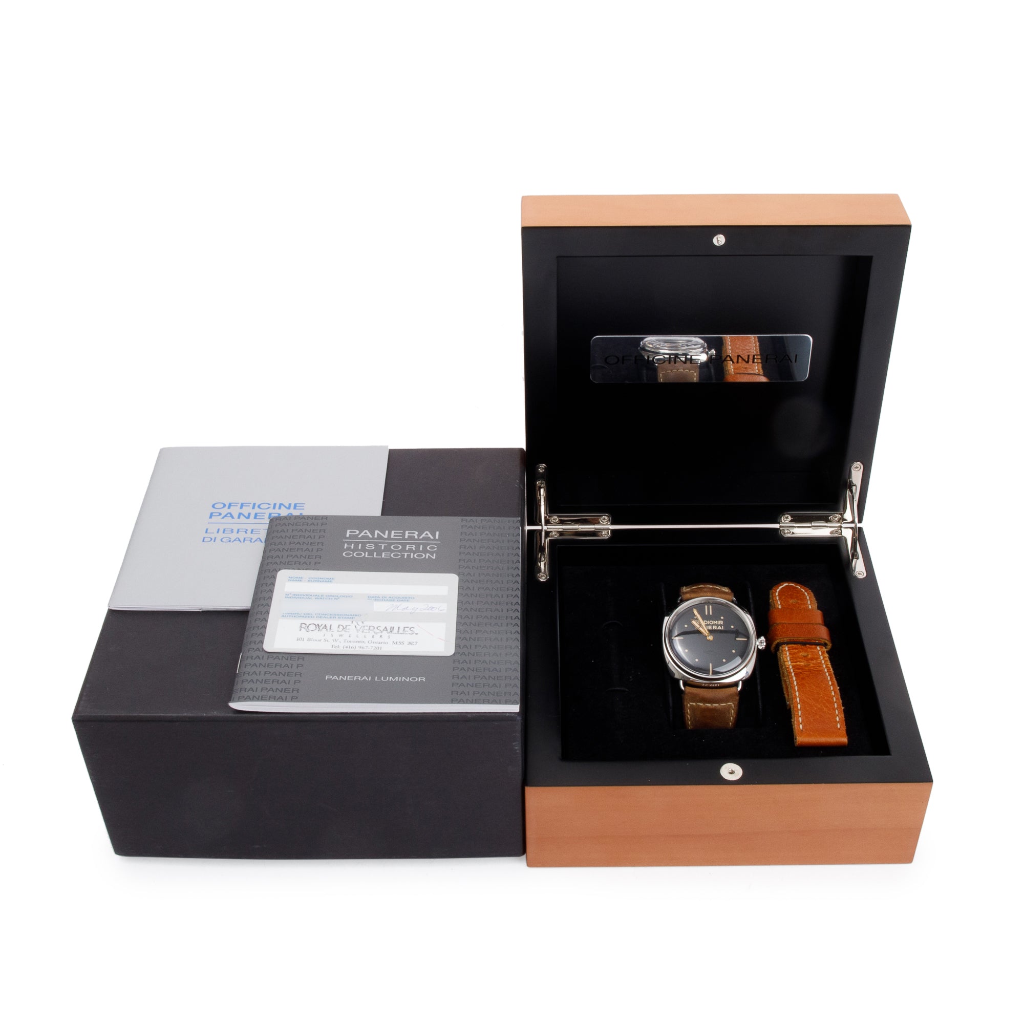 Panerai Stainless Steel Radiomir 3 Days PAM00425 47 MM Watch w/ Box