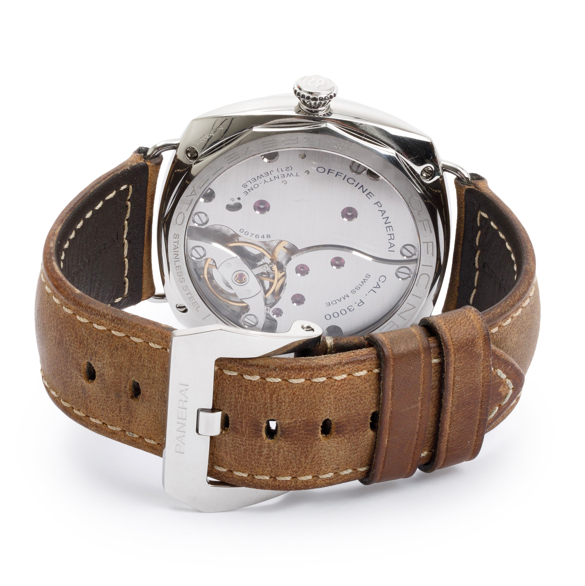 Panerai Stainless Steel Radiomir 3 Days PAM00425 47 MM Watch w/ Box