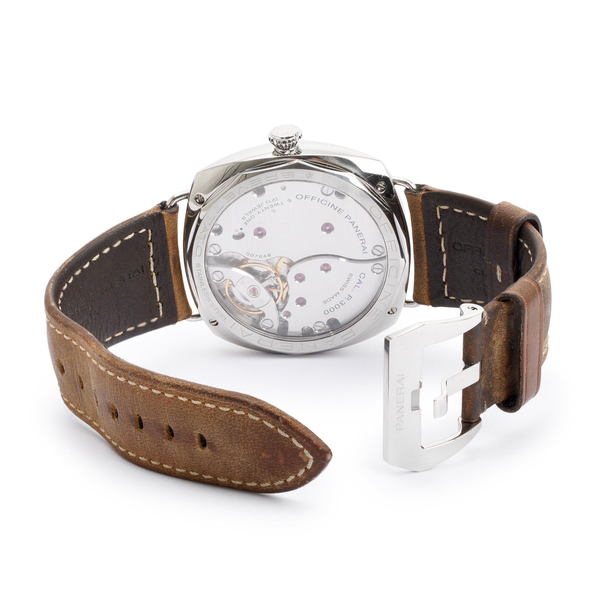 Panerai Stainless Steel Radiomir 3 Days PAM00425 47 MM Watch w/ Box