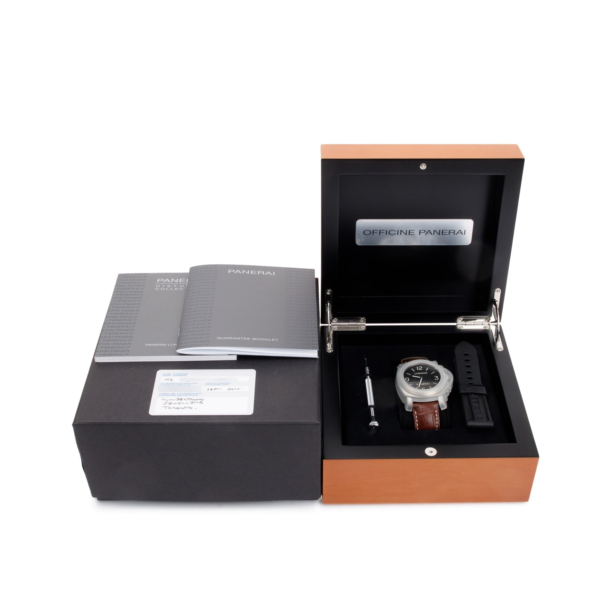 Panerai Titanium Luminor Base PAM00176 44mm Automatic Watch w/ Box & Papers
