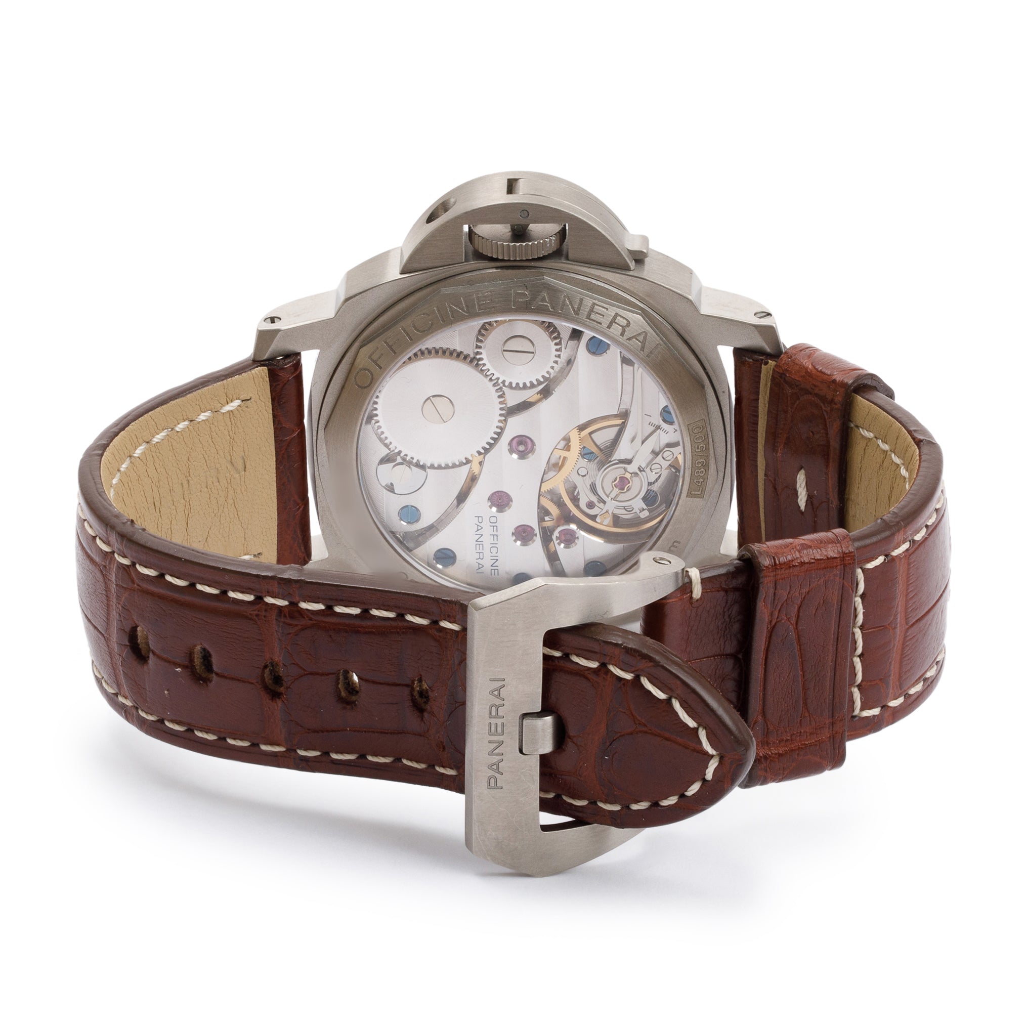 Panerai Titanium Luminor Base PAM00176 44mm Automatic Watch w/ Box & Papers