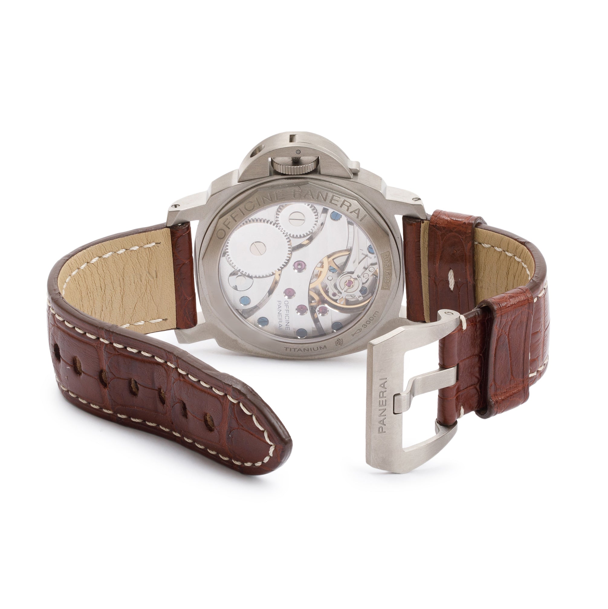 Panerai Titanium Luminor Base PAM00176 44mm Automatic Watch w/ Box & Papers