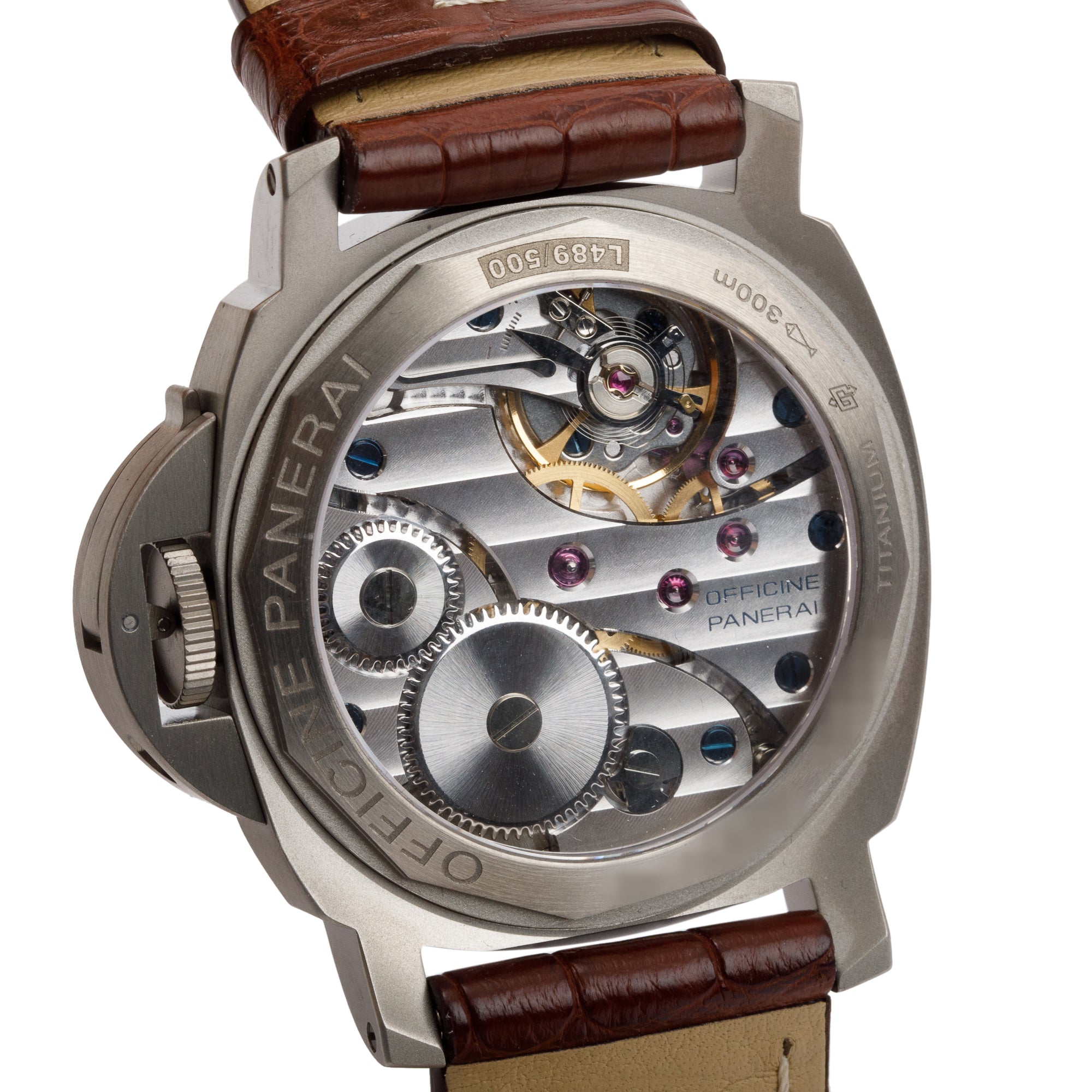 Panerai Titanium Luminor Base PAM00176 44mm Automatic Watch w/ Box & Papers