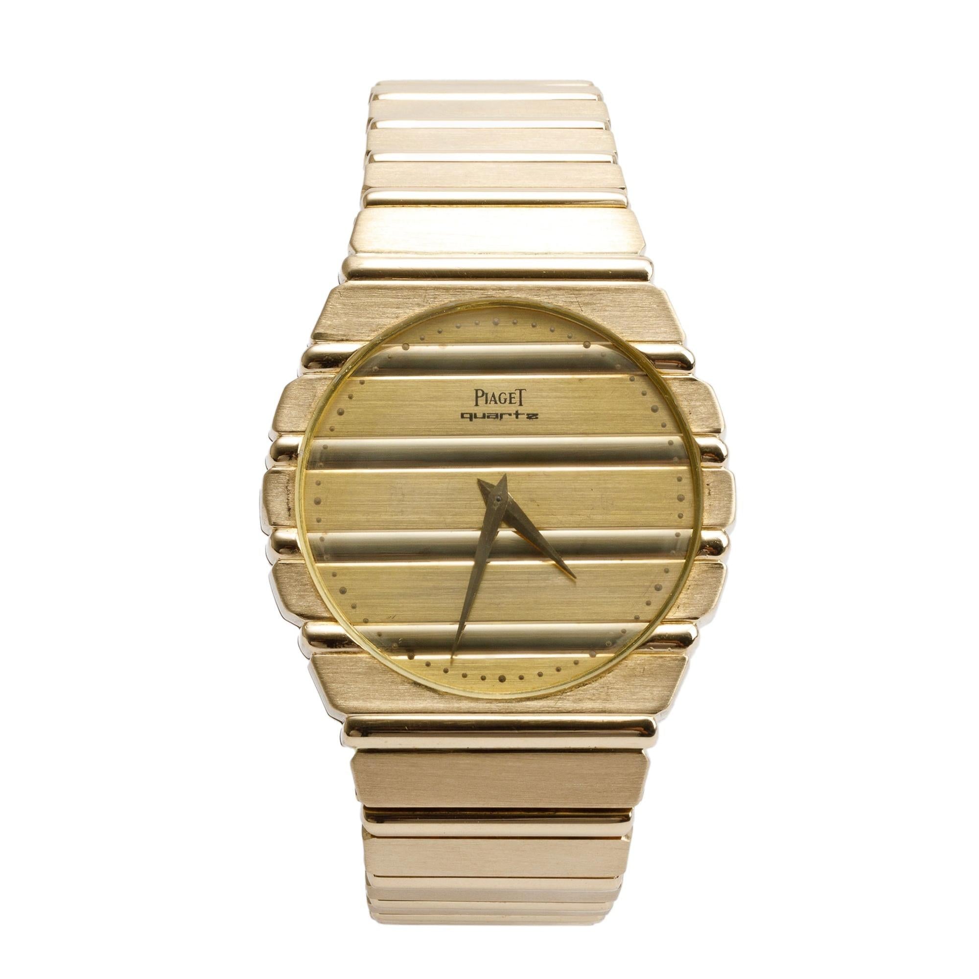 Piaget 18k Yellow Gold 34 MM Polo Watch 7661
