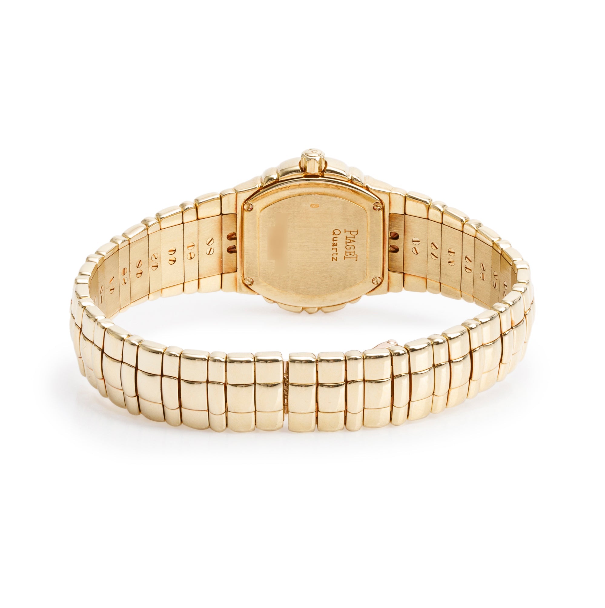 Piaget 18k Yellow Gold Diamond Bezel 25 MM Tanagra Watch 16033