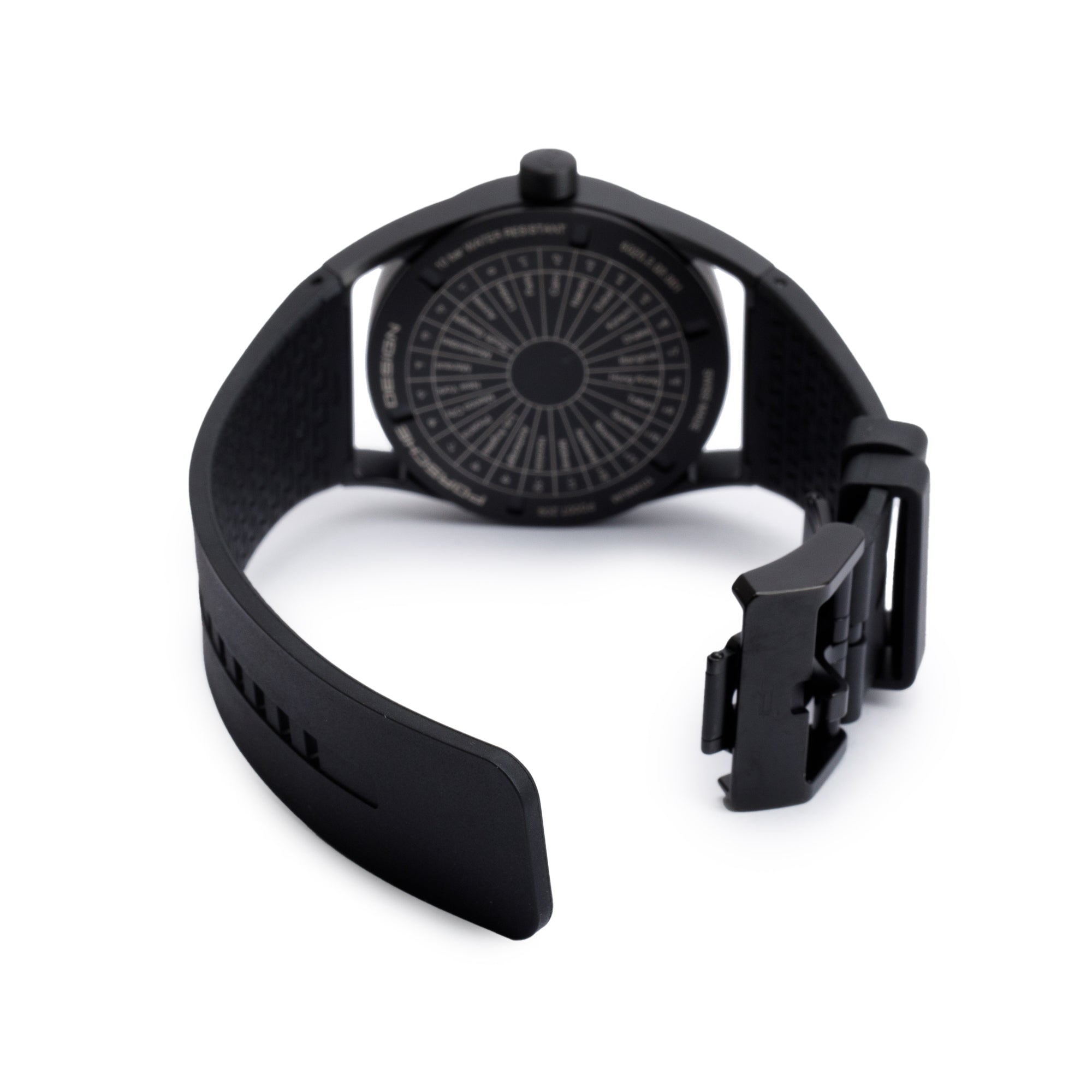 Porsche Design Black Titanium 1919 42 MM GMT Automatic Watch w/ Box & Papers